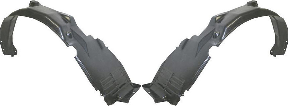 AM S40 V40-00-00 FRONT FENDER LINER RH AND LH Set of 2 SKU SET V222117 Partslink VO1249103 VO1248103 OEM 308-042-662-308-654-000