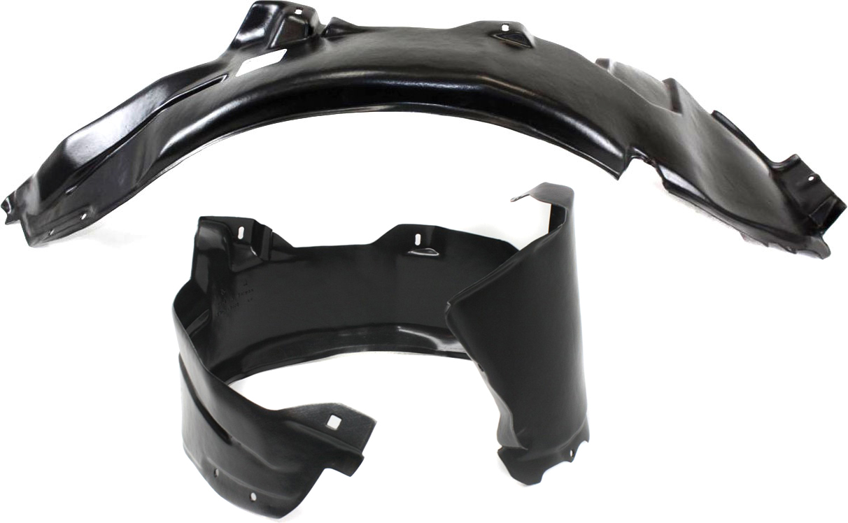 AM S40 V40-01-04 FRONT FENDER LINER RH AND LH SKU SET V222119 Partslink VO1249104 VO1248104 OEM 308837293-308837285