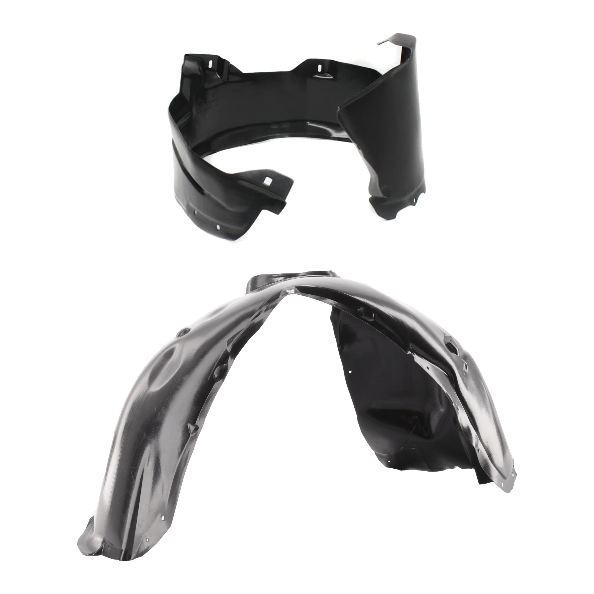 AM S40-04-11 V50-05-11 FRONT FENDER LINER RH AND LH SKU SET V222120 Partslink VO1248104 VO1251100 OEM 306781444-308837285