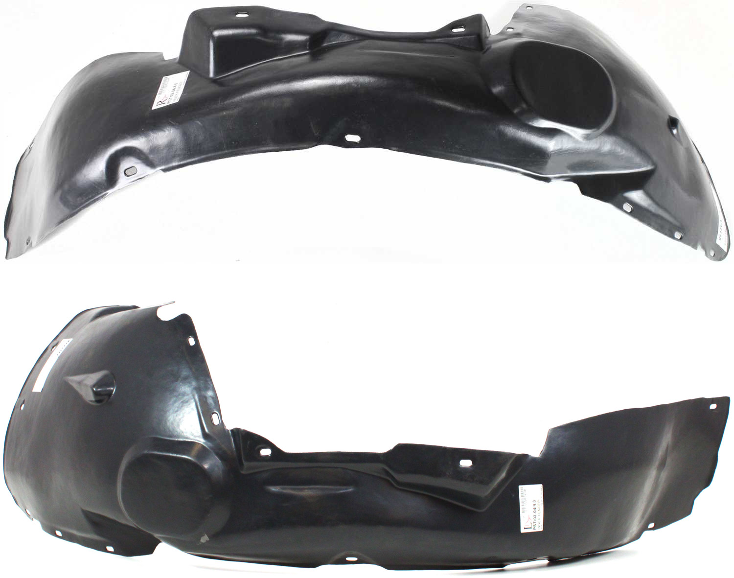 AM PASSAT 02-04 FRONT FENDER LINER RH AND LH SKU SET V222121 Partslink VW1250103 VW1251103 OEM 3B7809961A01C 3B7809962A01C