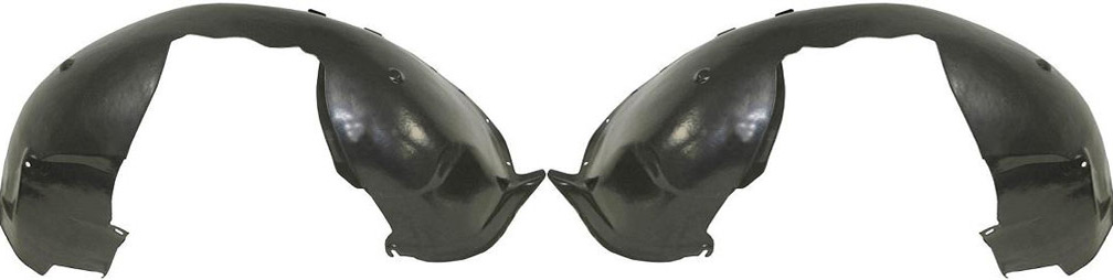 AM S60-01-09 V70-01-07 FRONT FENDER LINER RH AND LH Set of 2 SKU SET V222125 Partslink VO1249105 VO1248105 OEM 306556663-306556655