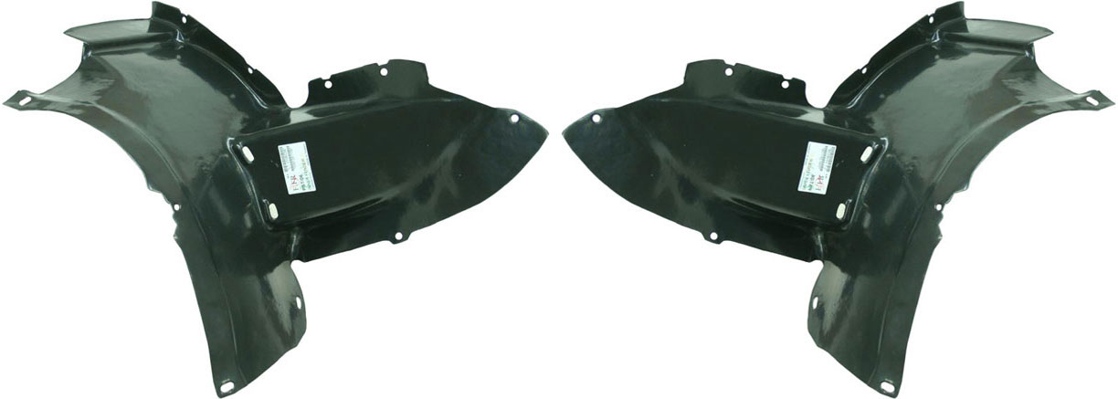 AM PASSAT 06-10 FRONT FENDER LINER RH AND LH Front Section SKU SET V222137 Partslink VW1250112 VW1251112 OEM 3C0805911B9B9-3C0805912A9B9