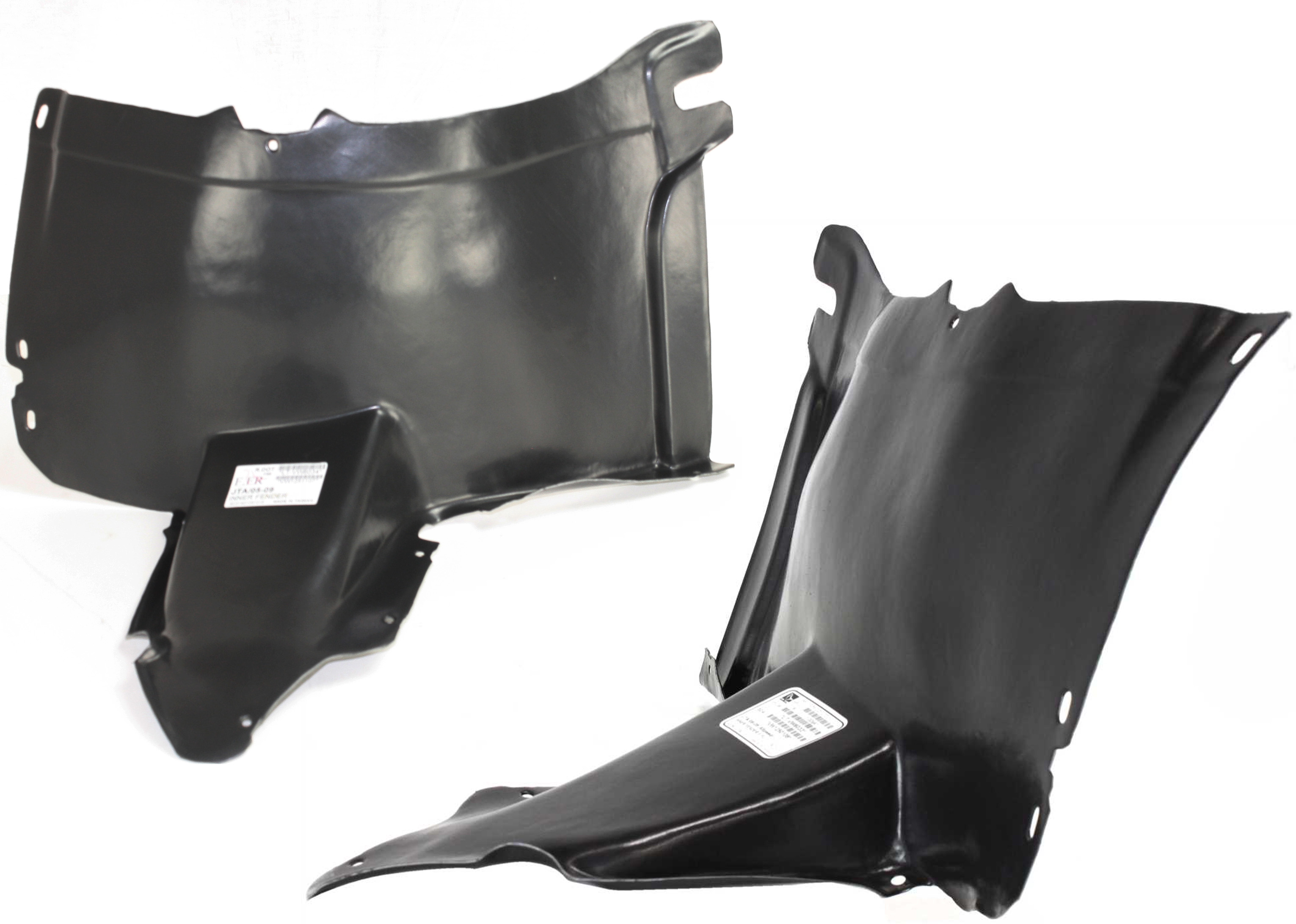 AM JETTA 05-10 FRONT FENDER LINER RH AND LH Front Section A T 09 Wagon 5 Speed SKU SET V222145 Partslink VW1251107 VW1250108 OEM 1K0805912E 1K0805912D 1K080591