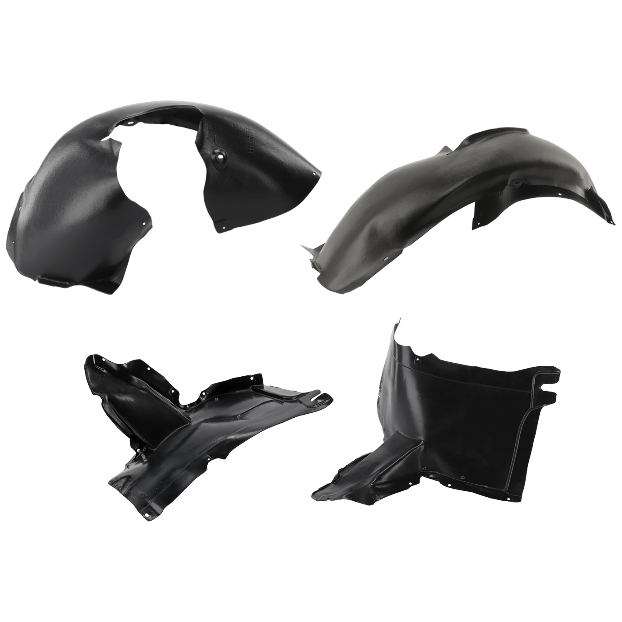 AM GTI 06-09 RABBIT 06-09 FRONT FENDER LINER RH AND LH Front and Rear Section SKU SET V222147-4B