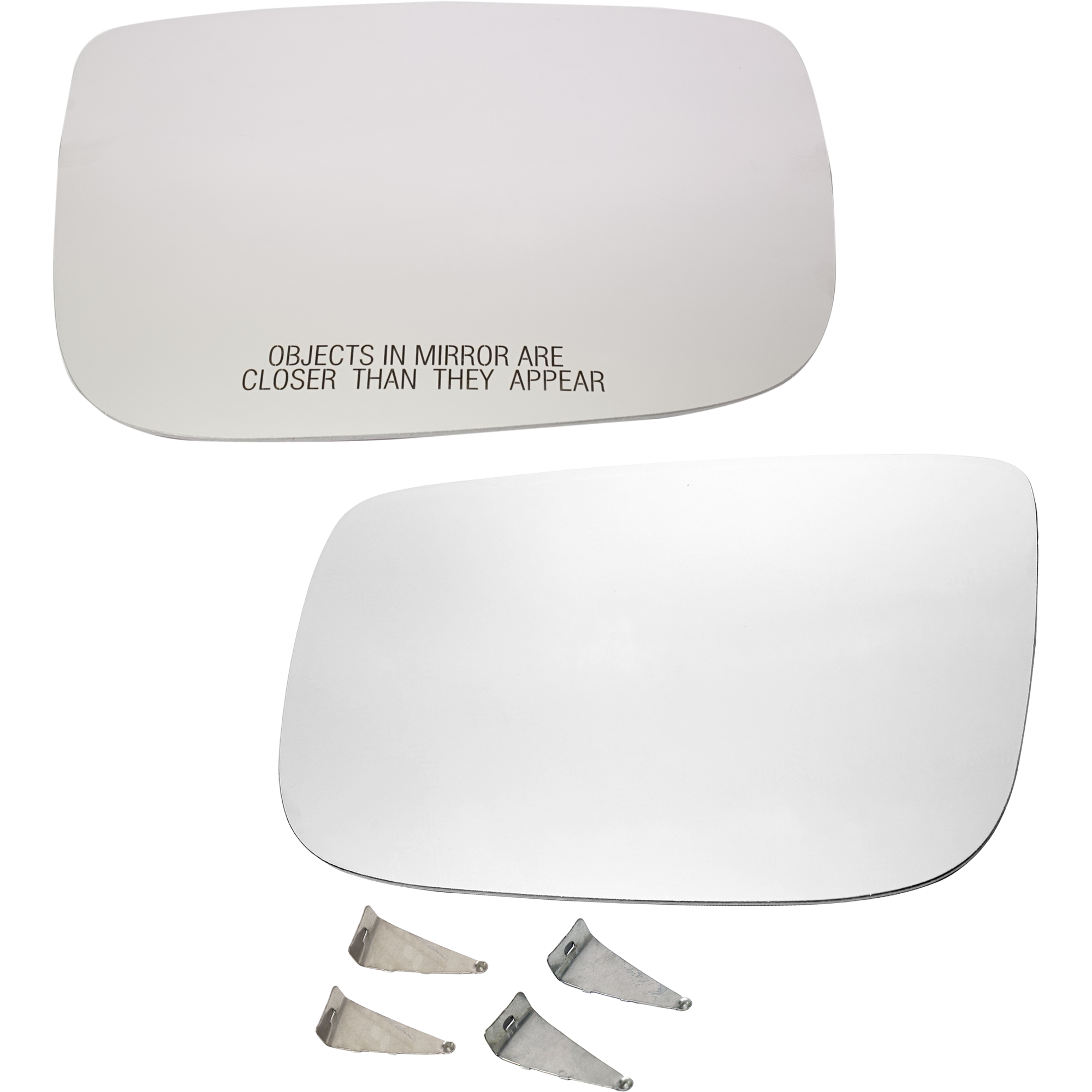 AM XC60-10-17 MIRROR GLASS RH AND LH Heated w Backing Plate No Auto dimming SKU SET VL02GR OEM 314242421-314242389