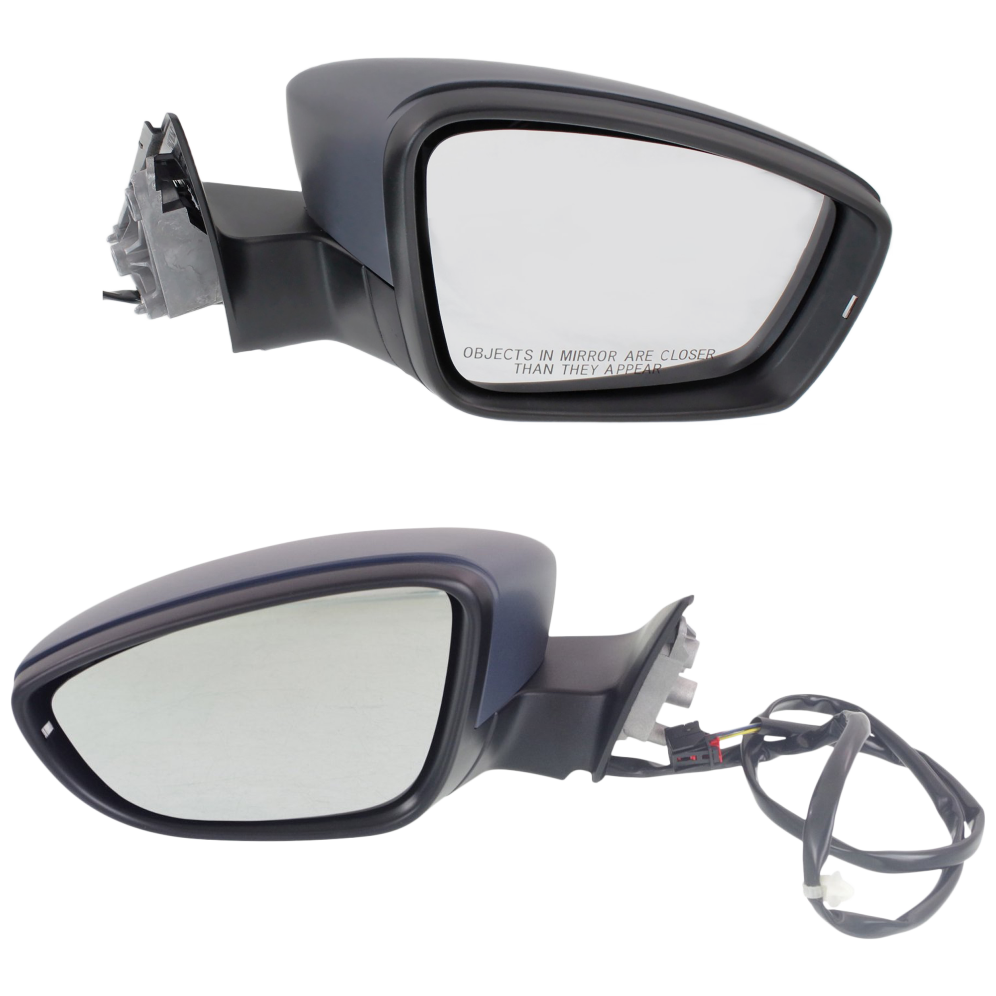 AM PASSAT 12-12 MIRROR RH AND LH Power Manual Folding Heated Paintable w Signal Light No Memory Set of 2 SKU SET VW01ER S A Partslink VW1320158 VW1321144 OEM 561857507M9B9 PFM 561857508R9B