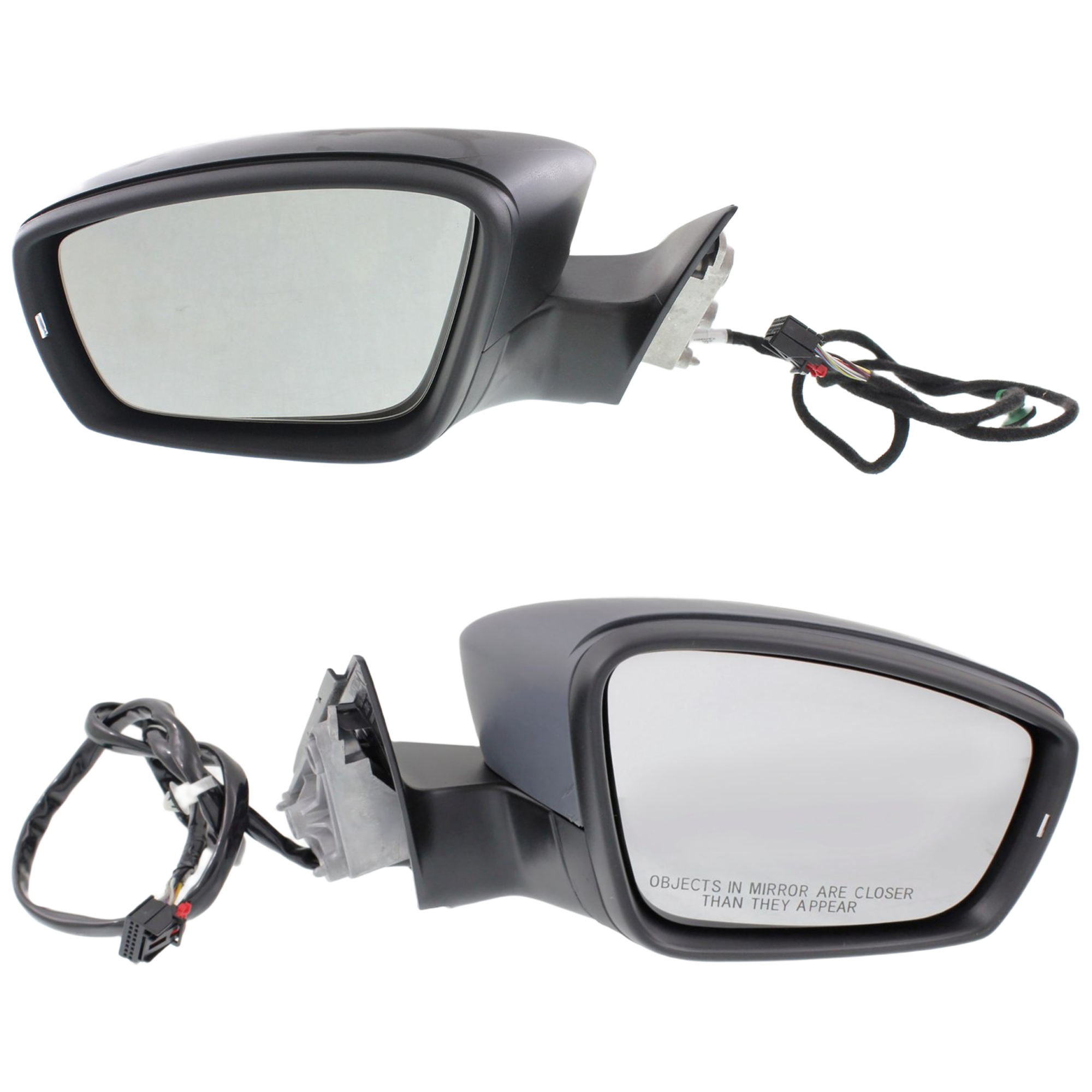AM PASSAT 12-12 MIRROR RH AND LH Power Manual Folding Heated Paintable w Memory and Signal Light Set of 2 SKU SET VW02ER S A Partslink VW1320155 VW1321145 OEM 561857507N9B9 PFM 561857508S9B