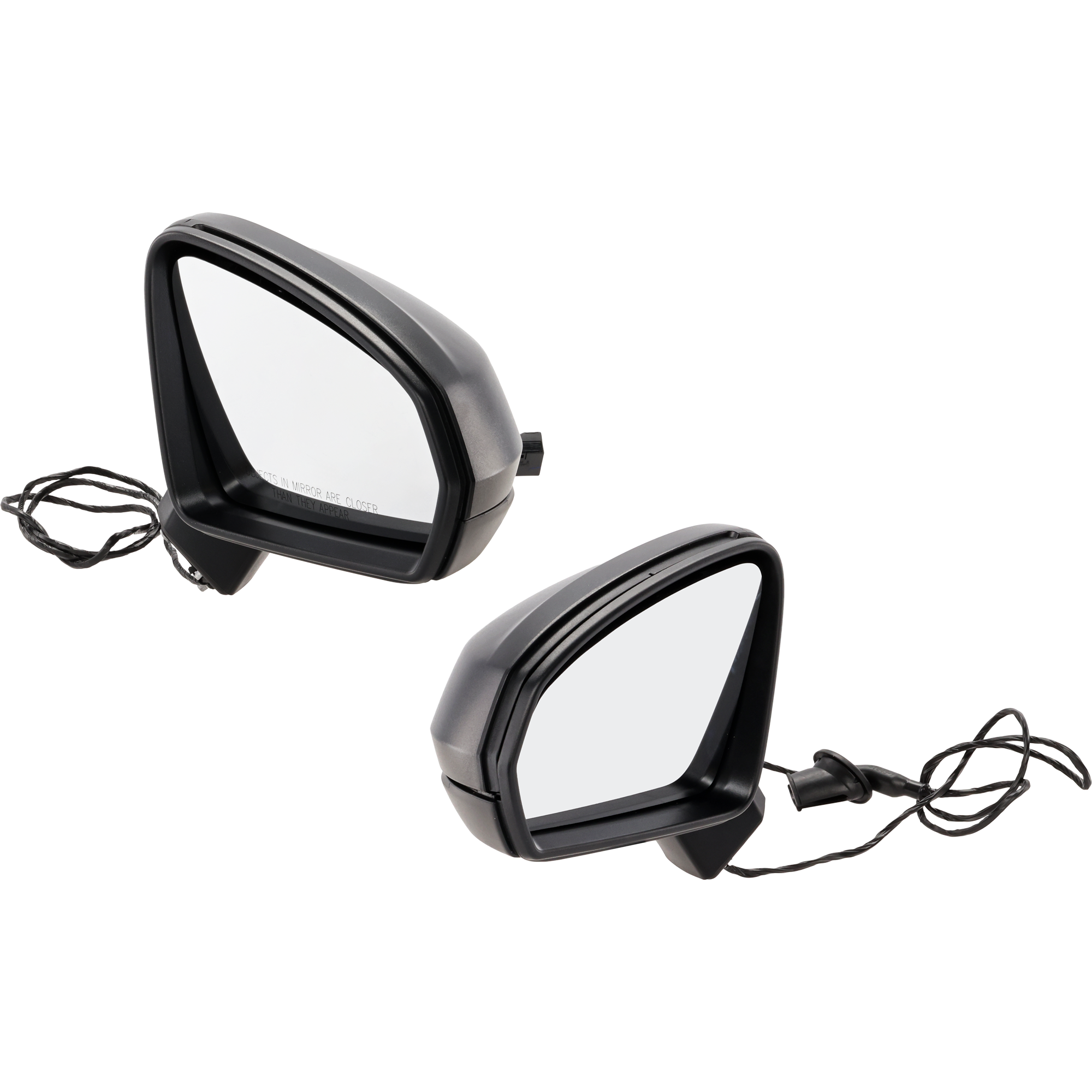 AM TAOS 22-23 MIRROR RH AND LH Power Heated Manual Folding Textured No Blind Spot Detection No Memory Puddle Light and Auto Dimming SKU SET VW115ER Partslink VW1320191 VW1321191 OEM 2GJ857507K9B9-2GJ857508K9B9