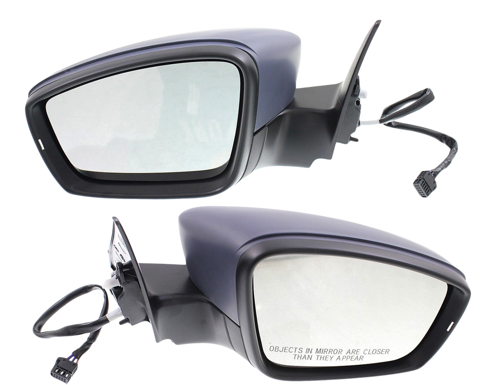AM BEETLE 12-18 MIRROR RH AND LH Power Manual Folding Heated Paintable No Auto dimming No Blind Spot Feature No Signal Light No Memory Non Towing SKU SET VW14ER Partslink VW1320147 VW1321147 OEM 5C1857507N9B9 PFM 5C1857508Q9B
