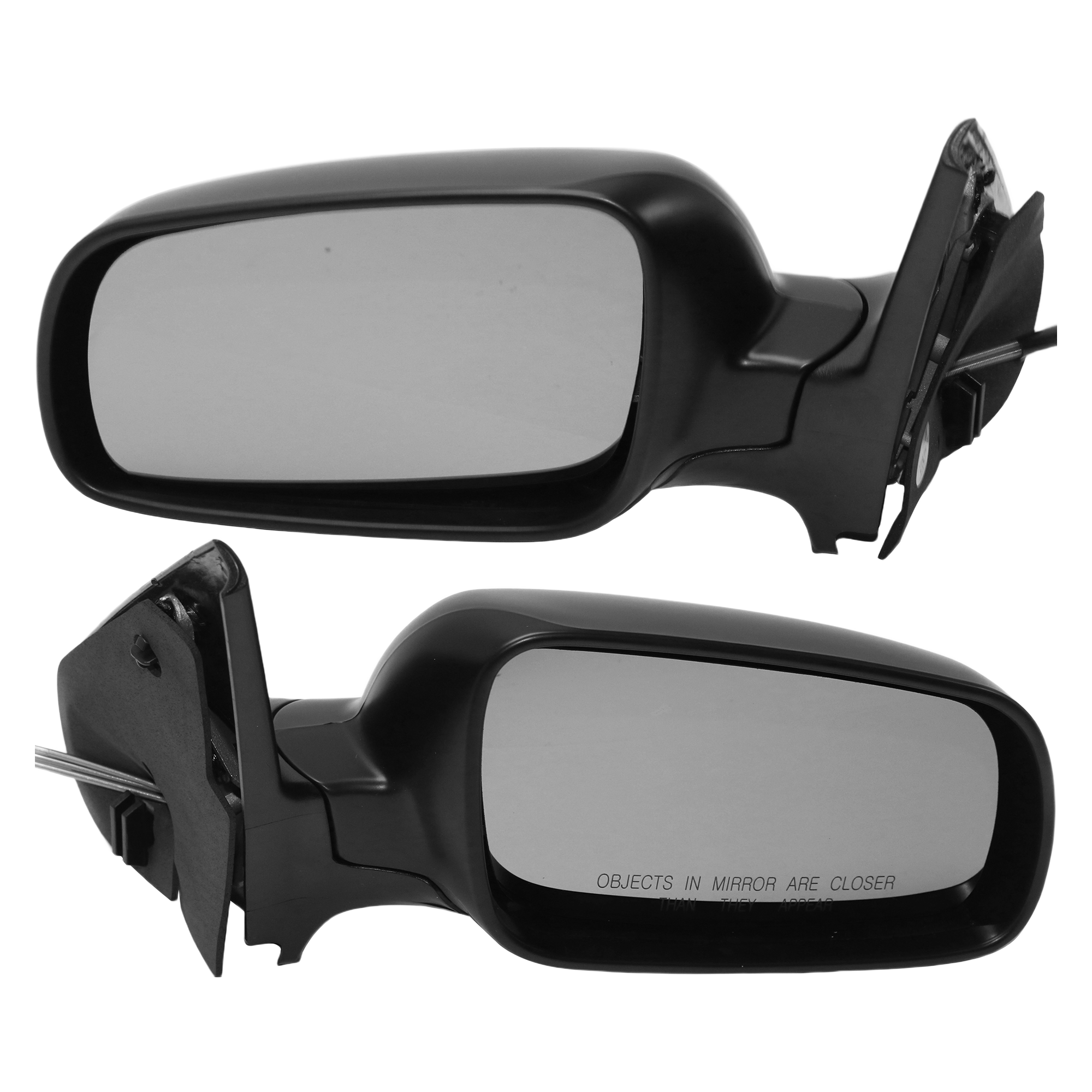 AM GOLF 99-06 MIRROR RH AND LH Manual Adjust Manual Folding Paintable Non Heated Paintable SKU SET VW17R Partslink VW1320110 VW1321110 OEM 1J185750701C 1J1857508P01C