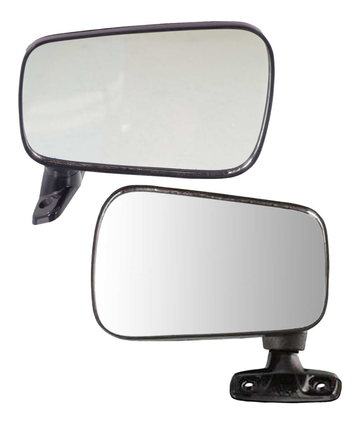 AM RABBIT 75-84 CABRIOLET 85-93 MIRROR RH AND LH Manual Adjust Manual Folding Non Heated Textured SKU SET VW19R Partslink VW1320108 VW1321108 OEM 15585750201C 171857501F01C