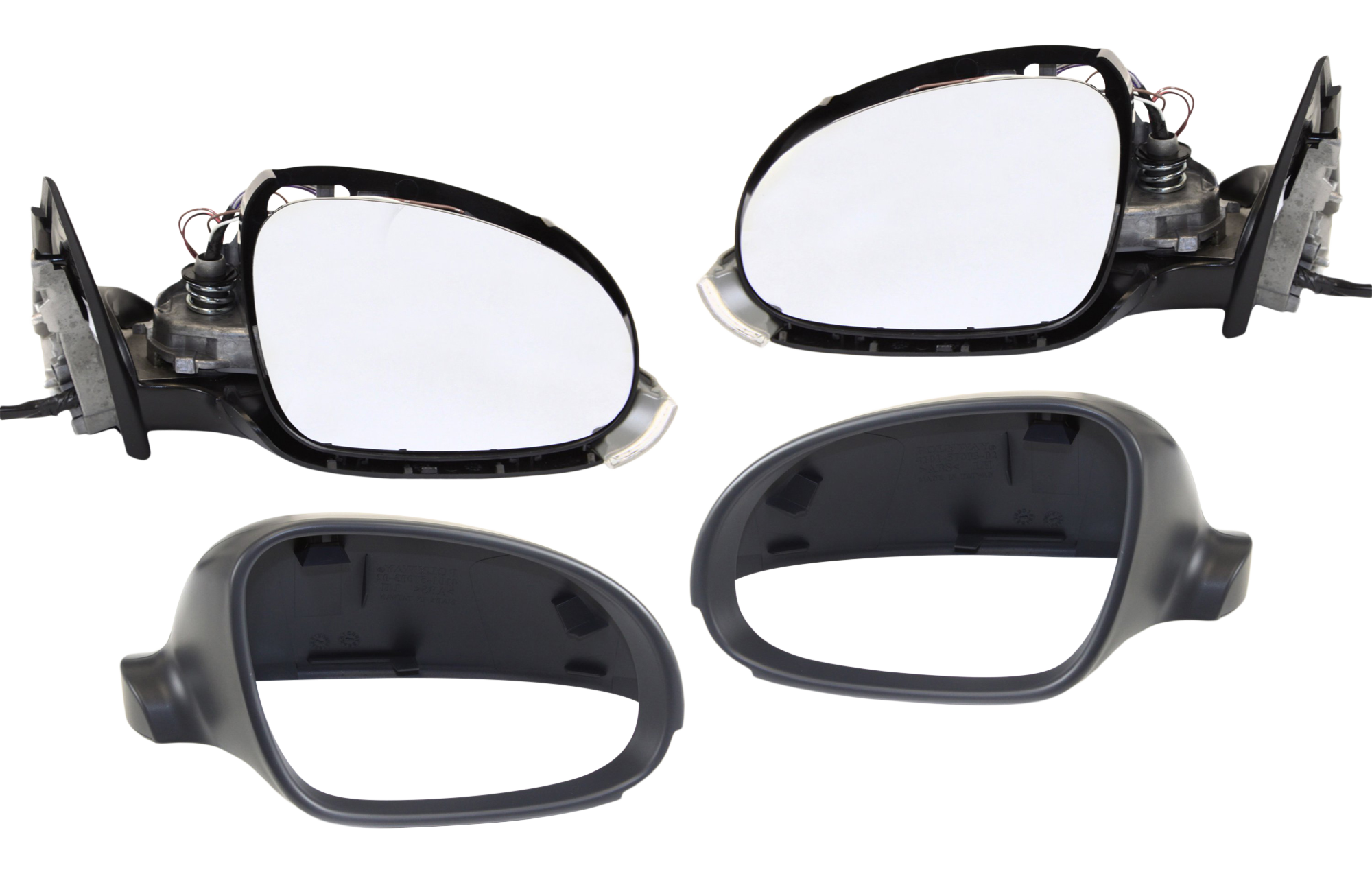 AM PASSAT 01-05 MIRROR RH AND LH Power Power Folding Heated Paintable w Signal Light w o Memory SKU SET VW41ER S Partslink VW1320129 VW1321129 OEM 3B1857507AB01C PFM 3B1857507M0