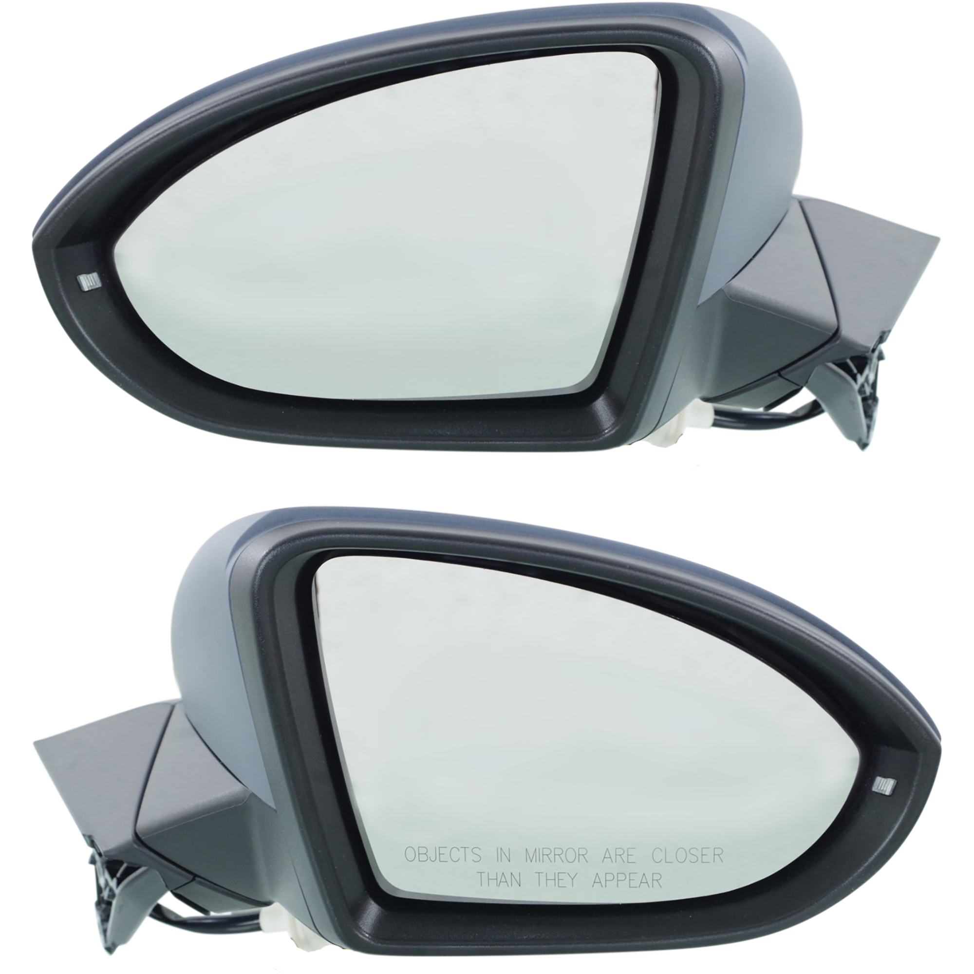 AM GOLF GTI 15-21 MIRROR RH AND LH Power Manual Folding Heated Paintable w Signal Light SKU SET VW56ER S Partslink VW1320154 VW1321154 OEM 5GM8575079B9 PFM 5GM857508A9B9
