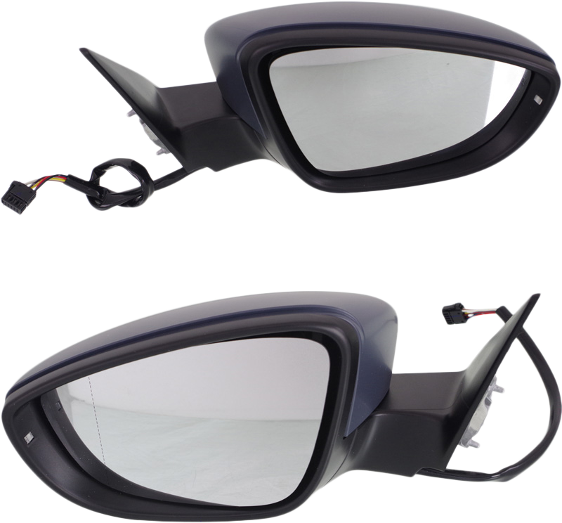 AM BEETLE 12-19 MIRROR RH AND LH Power Manual Folding Heated Paintable w In housing Signal Light No Auto dimming BSD and Memory SKU SET VW57ER S OEM 5C5857507B9B9 PFM 5C5857508B9B