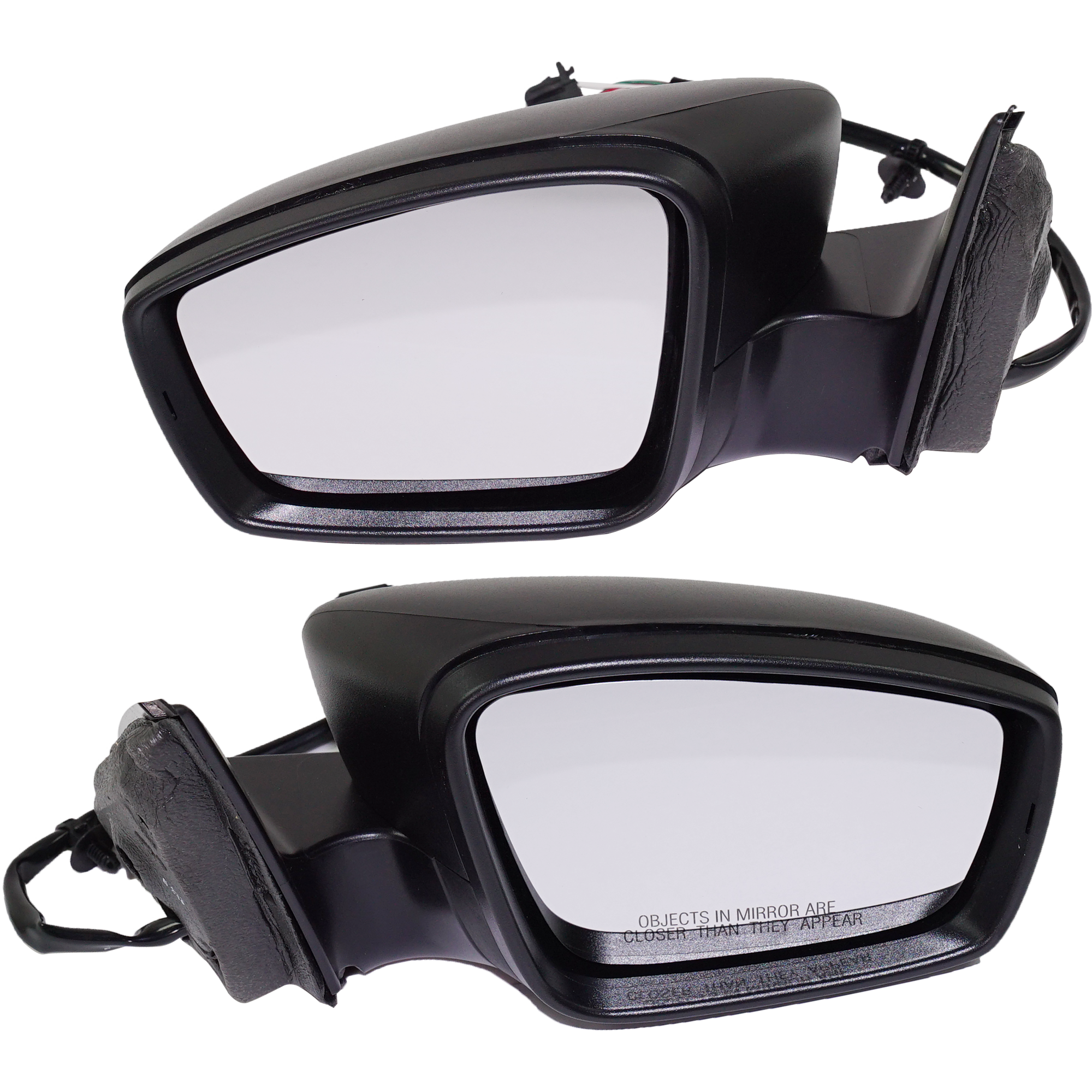AM JETTA 13-16 MIRROR RH AND LH Power Manual Folding Heated Textured w Memory Hybrid Model SKU SET VW61ER Partslink VW1320159 VW1321159 OEM 5C7857507T PFM 5C7857508AG PFM