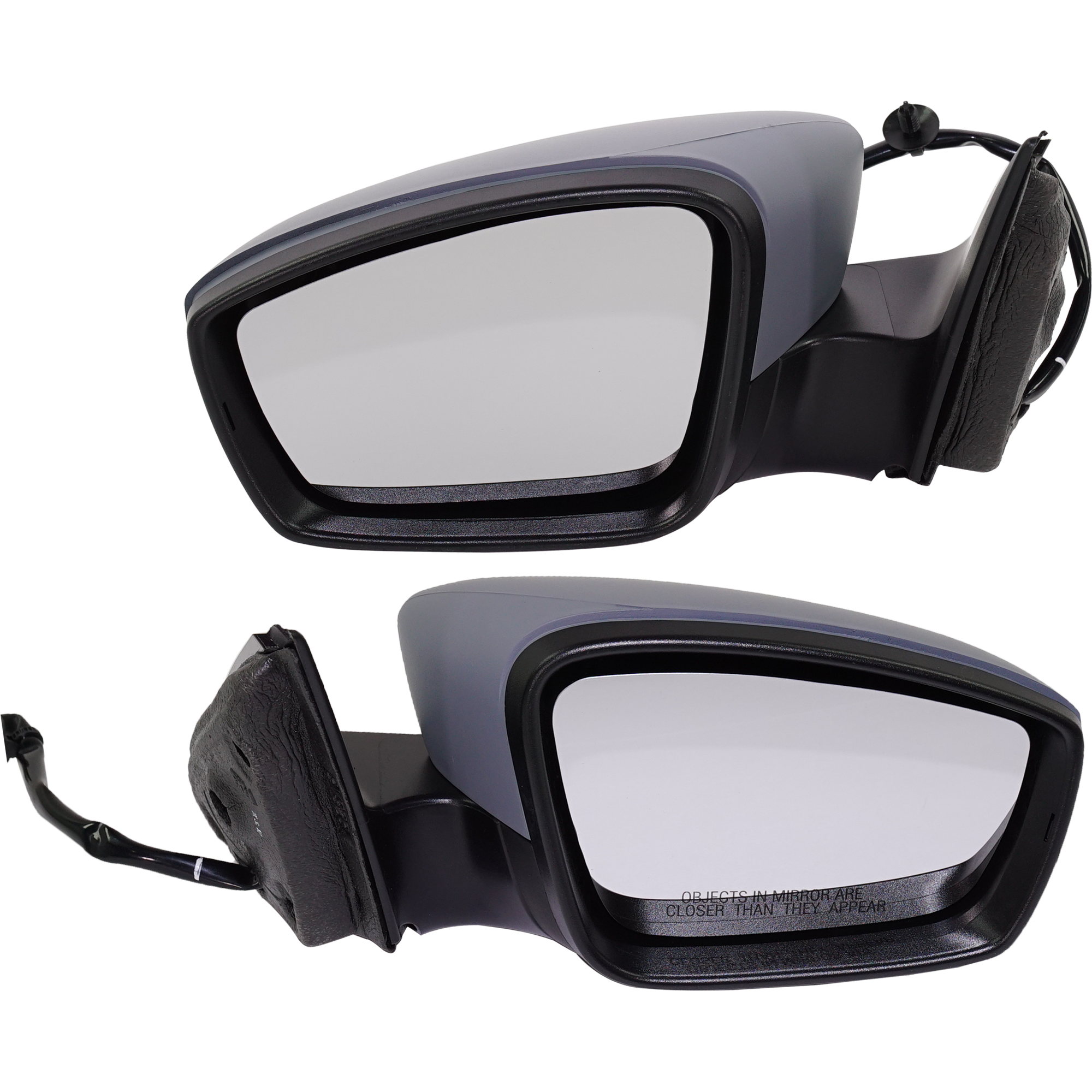 AM JETTA 13-16 MIRROR RH AND LH Power Manual Folding Heated Paintable w Memory Hybrid Model SKU SET VW62ER Partslink VW1320160 VW1321160 OEM 5C7857507T PFM 5C7857508AG PFM