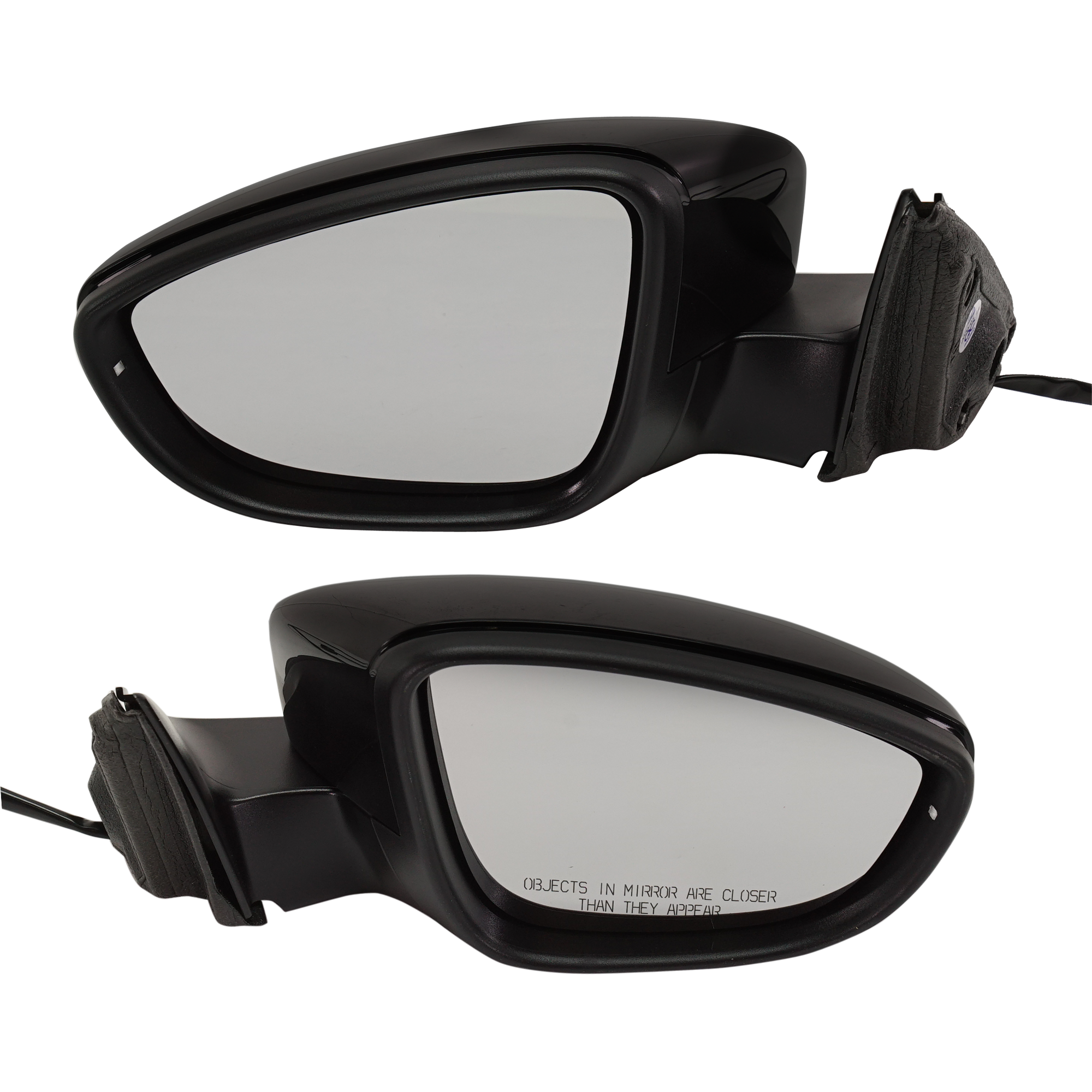 AM PASSAT 16-22 MIRROR RH AND LH Power Manual Folding Heated Paintable w Signal Light No BSD SKU SET VW66ER S Partslink VW1320162 VW1321162 OEM 561857507BD9B9-561857521S 5618