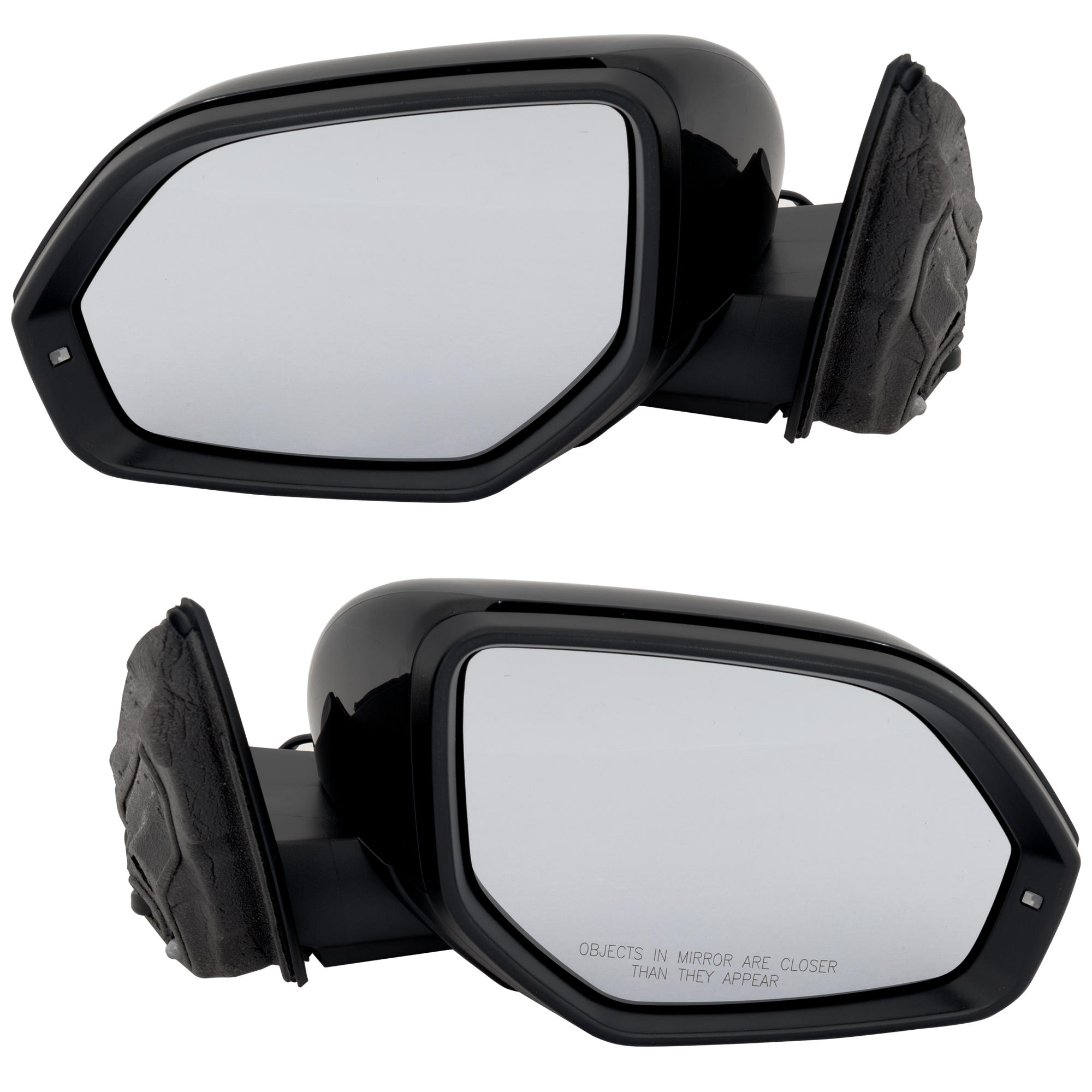 AM ATLAS 18-18 MIRROR RH AND LH Power Manual Folding Non Heated Paintable w Signal Light No Auto dimming BSD Memory and Puddle Light SKU SET VW70ER S Partslink VW1320167 VW1321167 OEM 3CN8575079B9 PFM 3CN8575089B9