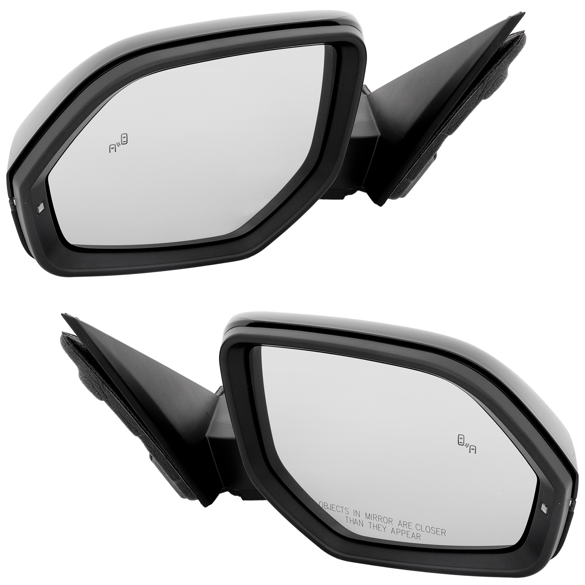 AM ATLAS 18-21 MIRROR RH AND LH Power Manual Folding Heated Paintable w BSD and Signal Light No Auto dimming and Memory From 4-2-18 SKU SET VW73ER S Partslink VW1320177 VW1321177 OEM 3CN857507AG9B9 PFM 3CN857508AG