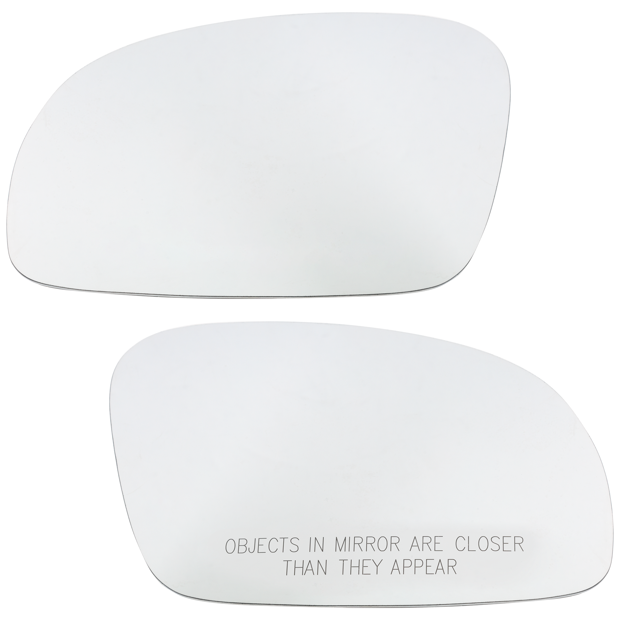 AM BEETLE 03-10 MIRROR GLASS RH AND LH Heated w Backing Plate Convertible SKU SET VW79GR Partslink VW1324110 VW1325124 OEM 1C1857521G 1C1857522B