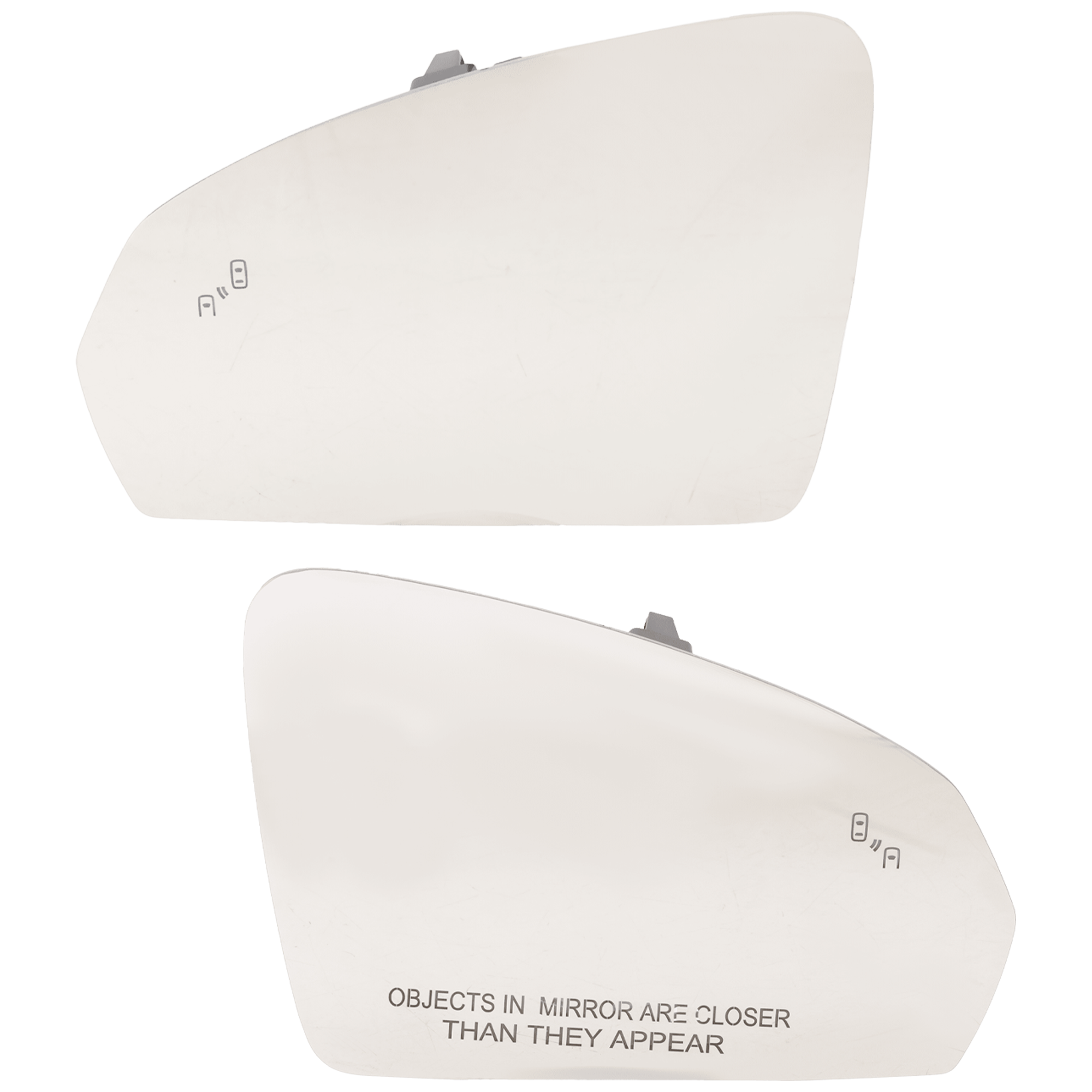 AM TAOS 22-25 MIRROR GLASS RH AND LH Non Heated No Memory and Puddle Light w Blind Spot Detection SKU SET VW87GR Partslink VW1324126 VW1325126 OEM 2GJ857521E 2GJ857522E
