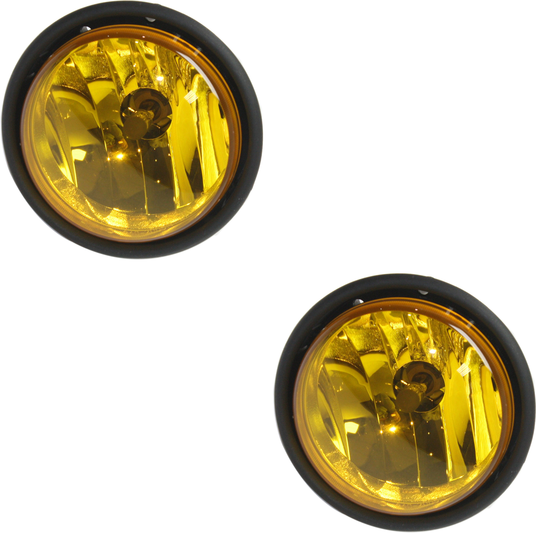 AM COLUMBIA 00-15 FRONT FOG LAMP RH AND LH Assembly Yellow Lens SKU SETREPF107906HD2 OEM 632497001