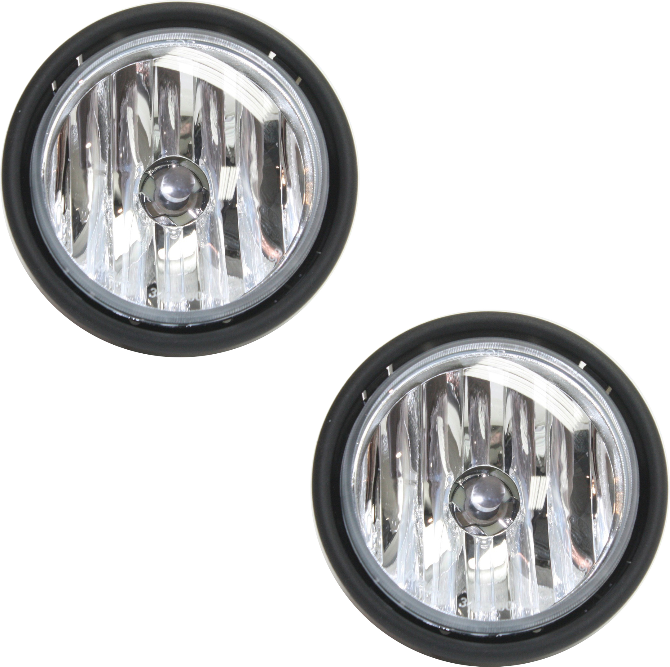 AM COLUMBIA 00-11 FRONT FOG LAMP RH AND LH Assembly Clear Lens SKU SETREPF107907HD2 Partslink FL2592100 OEM A0632497000