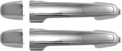 AM SONATA 06-10 REAR EXTERIOR DOOR HANDLE RH AND LH All Chrome Set of 2 Plastic SKU SETREPH494701C 2 OEM 826513K000AA PFM