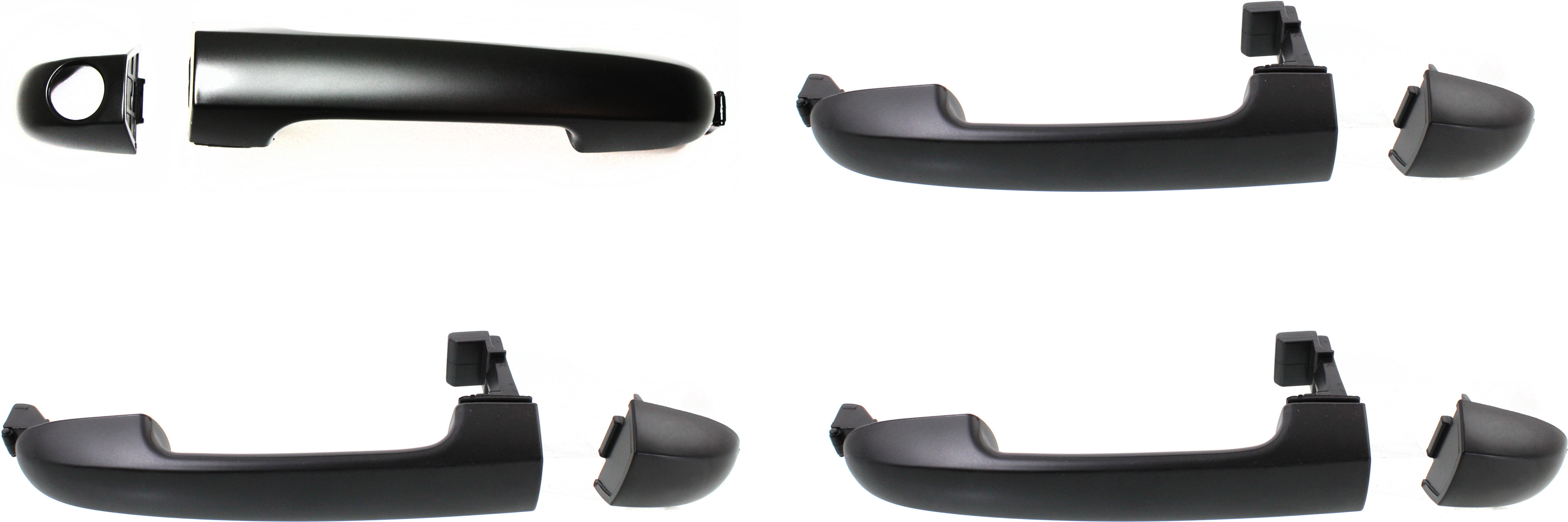 AM ELANTRA 06-12 FRONT AND REAR EXTERIOR DOOR HANDLE RH AND LH Primed SKU SETREPH494704-4 Partslink FDH010225 HY1310126 OEM 826512H000CA 826512H000 PFM