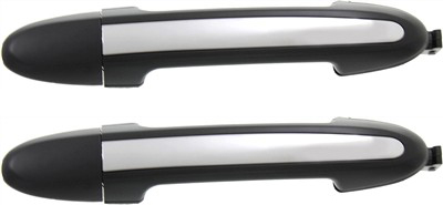 AM SANTA FE 07-12 REAR EXTERIOR DOOR HANDLE RH AND LH All Chrome Set of 2 SKU SETREPH494708C 2 OEM 826512B000 PFM