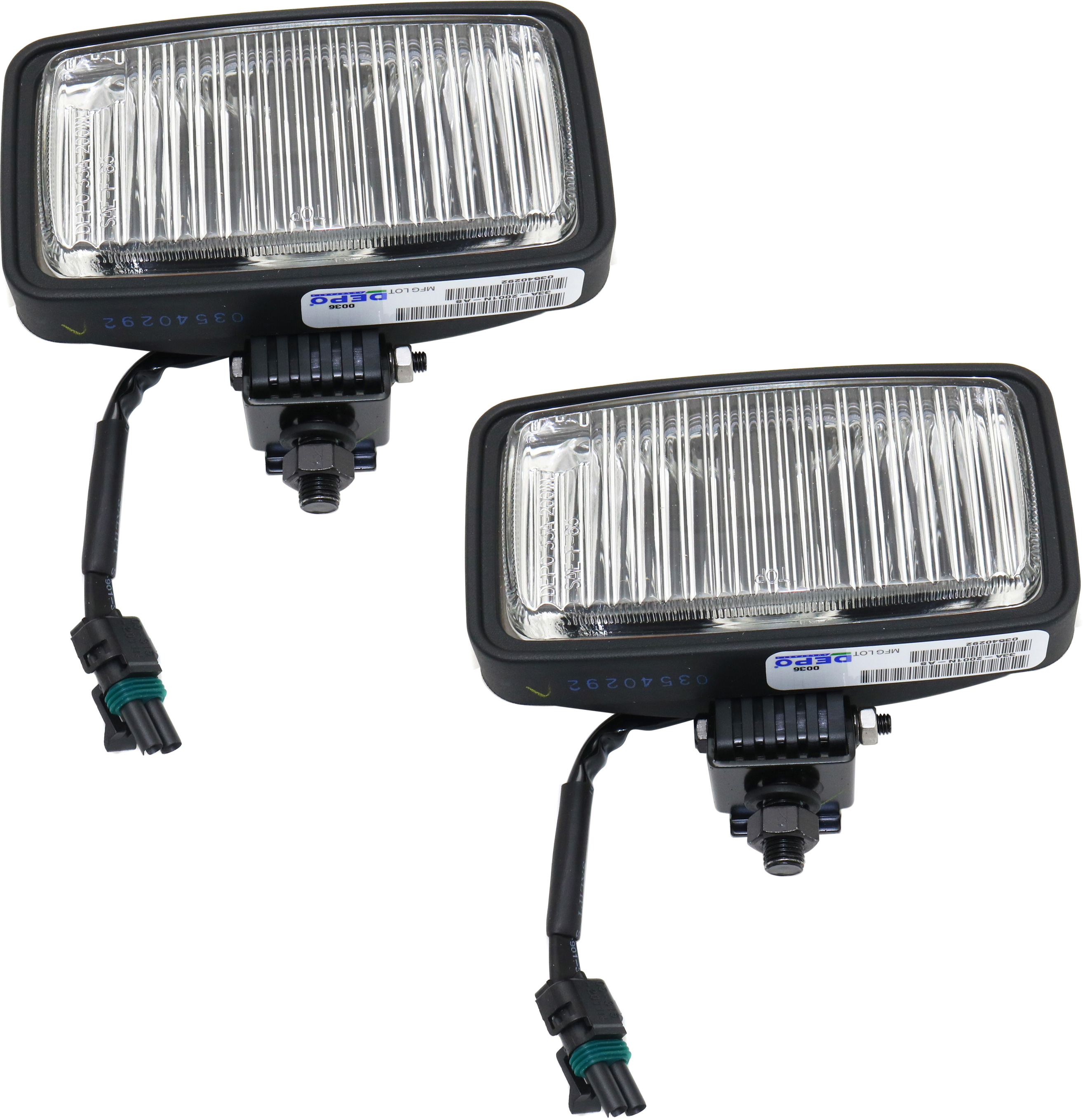 AM INTERNATIONAL 9000 SERIES HD TRUCK 91-14 FRONT FOG LAMP RH AND LH Assembly SKU SETREPI107902HD2 Partslink IH2592100 OEM 3503800C91