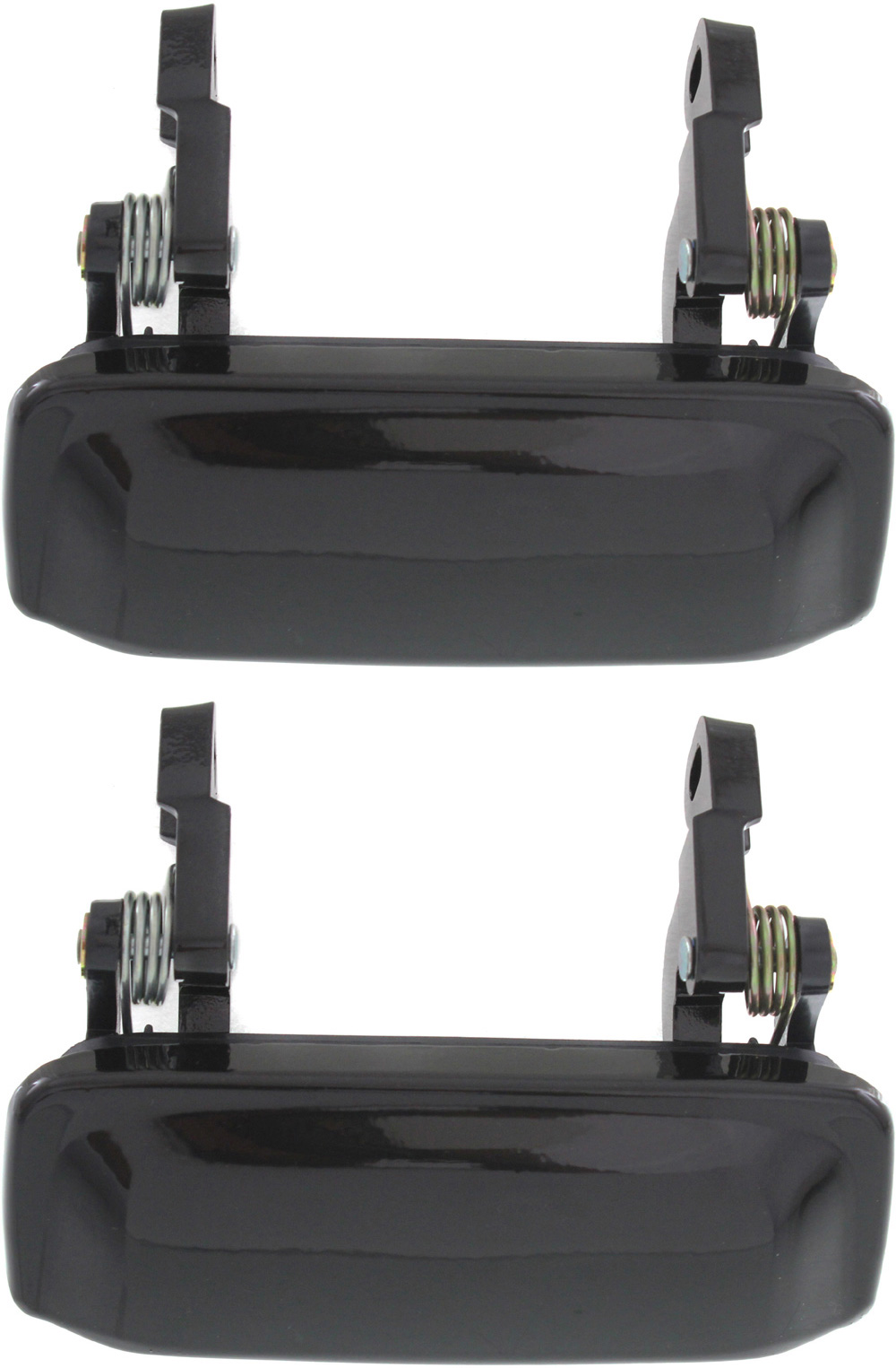 AM MAZDA PICKUP 01-10 FRONT DOOR HANDLE RH AND LH Outer Smooth Black Metal SKU SETREPM462506S 2 Partslink MA1310118 OEM 1F7058420