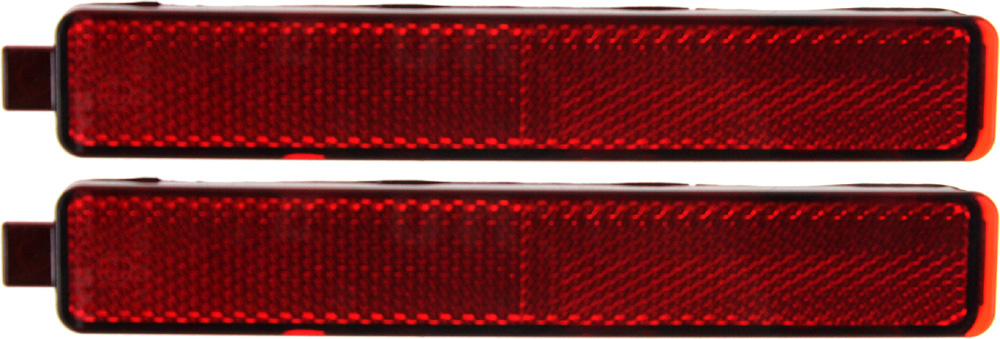 AM SUNBIRD 88-94 CTS 08-14 ACADIA 13-23 REAR BUMPER REFLECTOR RH AND LH CAPA SKU SETREPP755301Q 2 Partslink GM2830101C OEM 25805313