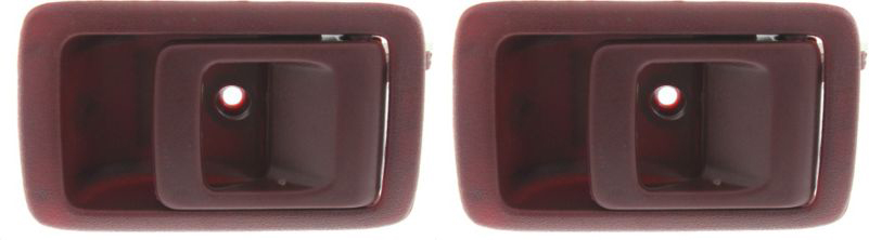 AM CAMRY 87-91-4RUNNER 96-02 TACOMA 01-04 FRONT INTERIOR DOOR HANDLE RH Set of 2 Textured Red =REAR SKU SETREPTY462163-2 Partslink IDH010060 OEM 6920532020L 6920510070L