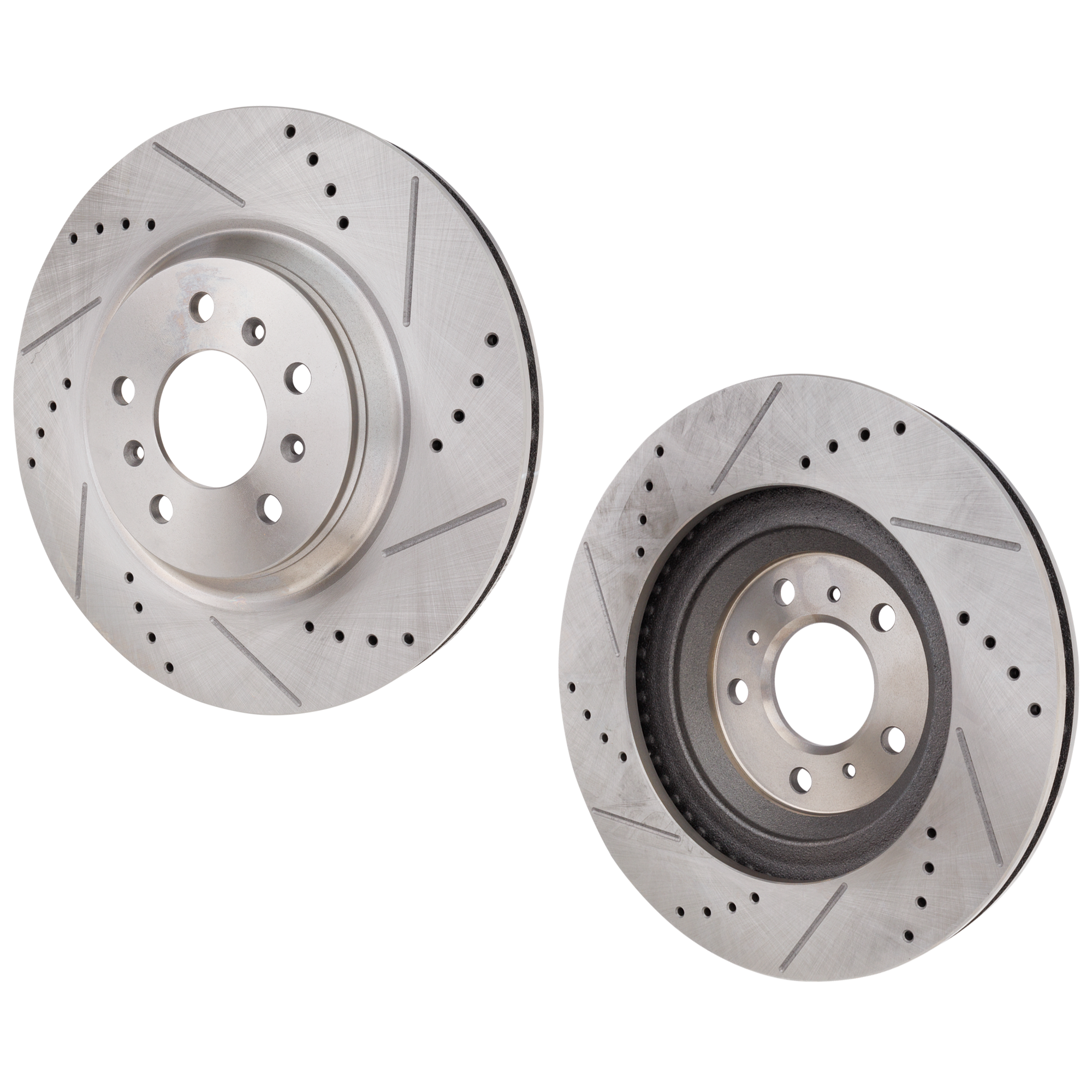 AM LUCERNE 06-11 IMPALA 12-13 IMPALA LIMITED 14-16 FRONT BRAKE DISC RH AND LH Cross drilled and Slotted SKU SETSTPB27110048DRS2 OEM 41217-55124-60421-580387-90038
