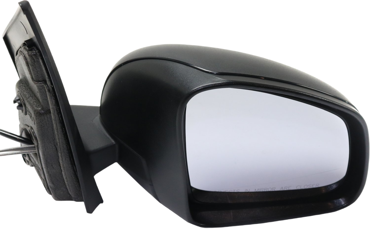 AM FORTWO 16-18 MIRROR RH Manual Adjust Manual Folding Non Heated Textured w Temp Sensor Convertible Coupe SKU SM01R Partslink SM1321100 OEM A4538103000 PFM
