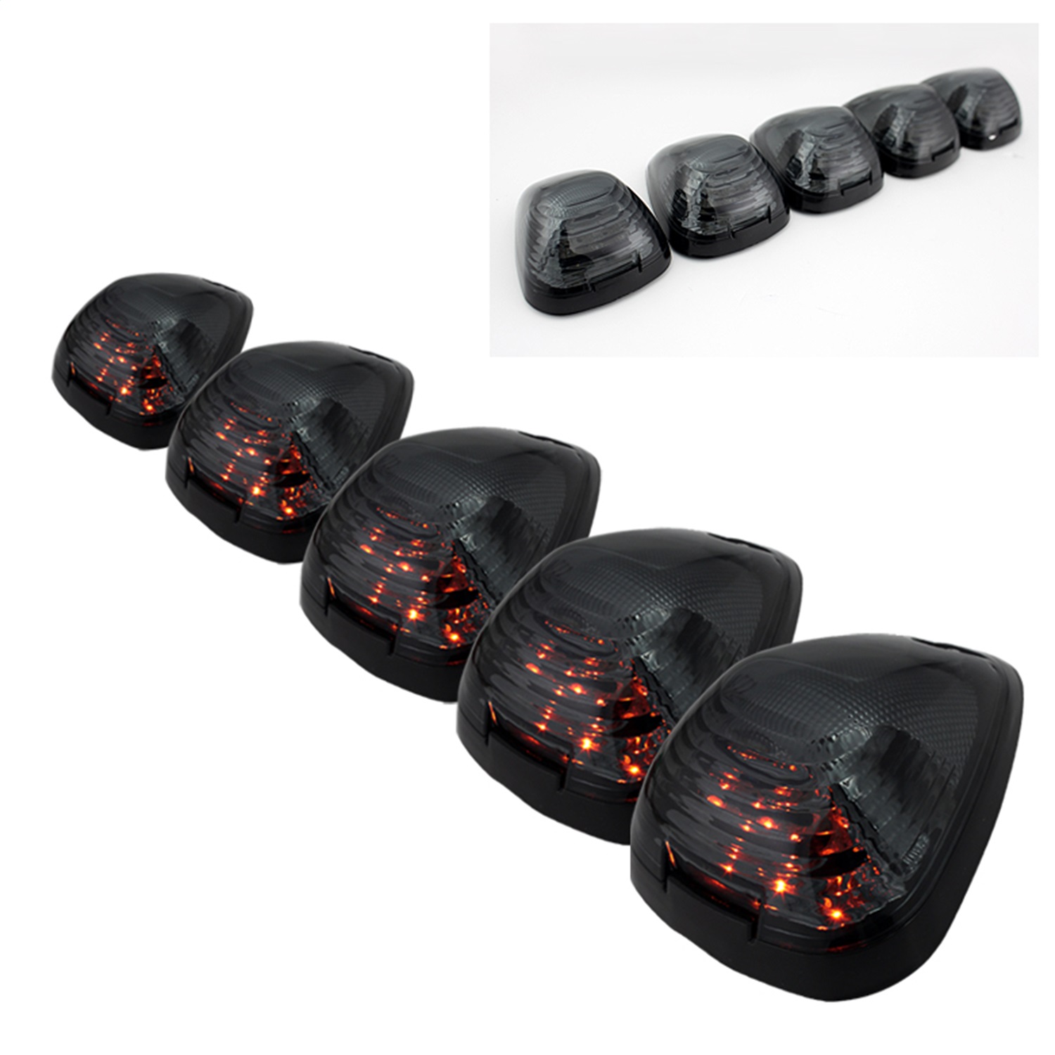 AM xTune Ford Super Duty AM LED Cab Roof lights Smoke SKU SP9924590