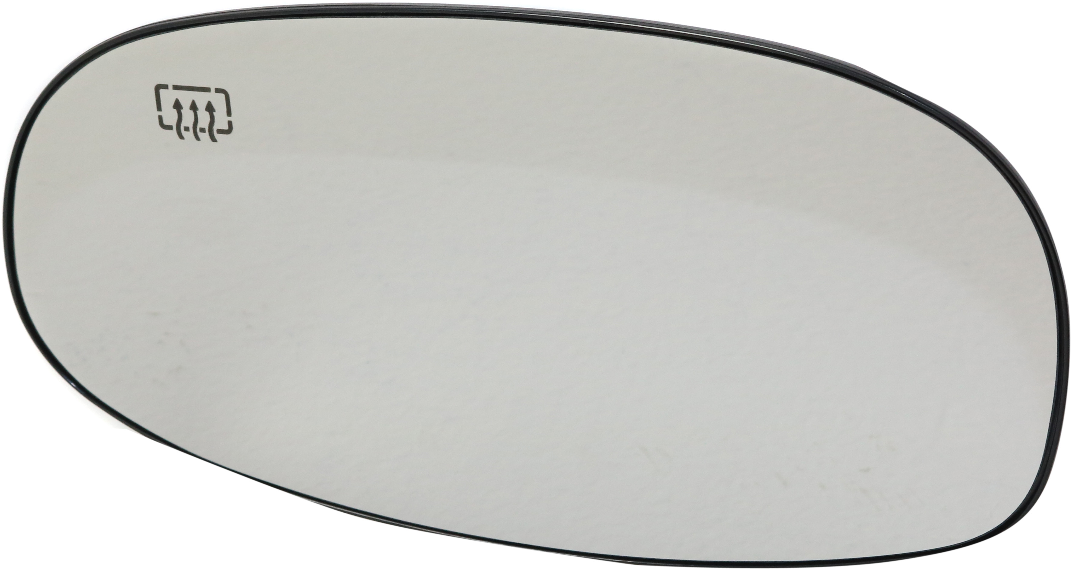 AM L SERIES 00-05 MIRROR GLASS LH Heated Sedan Wagon w Backing Plate SKU ST02GL Partslink GM1324206 OEM 21019069