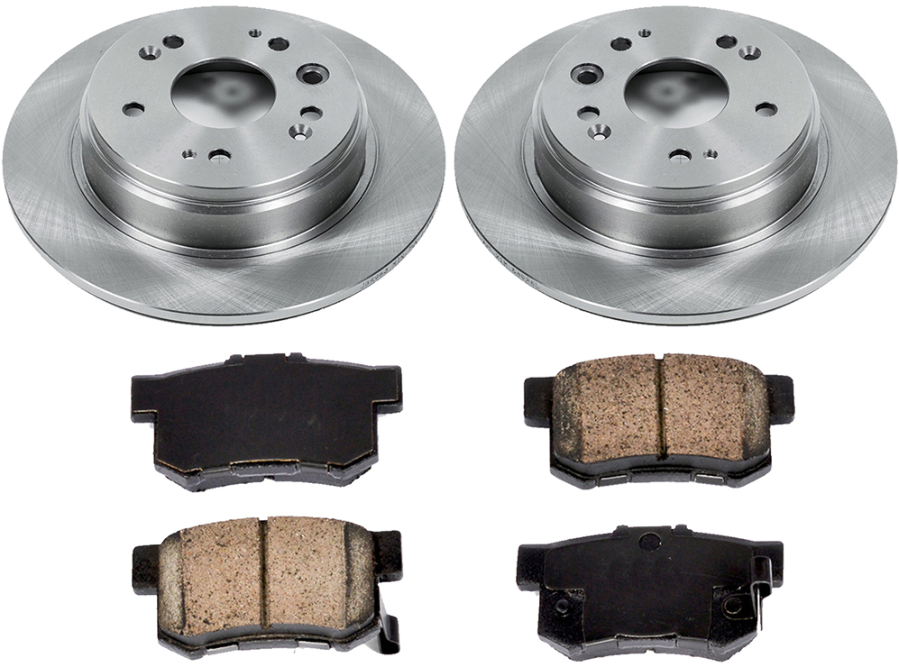 AM REPLACEMENT BRAKE KIT Rear 2002-2004 HONDA CR V SKU STP72OEREP61