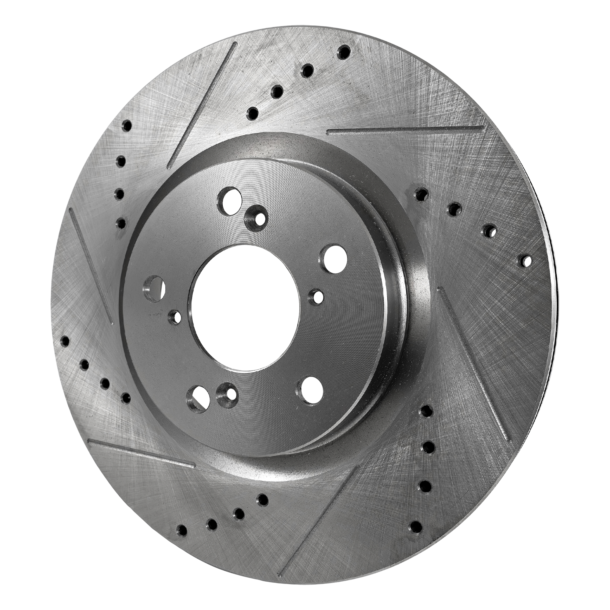 AM TL 09-14 ODYSSEY 11-14 FRONT BRAKE DISC RH=LH Cross drilled and Slotted Vented 5 Lugs SKU STPA27110001DRS OEM 31538-44697-0833635-900832-600