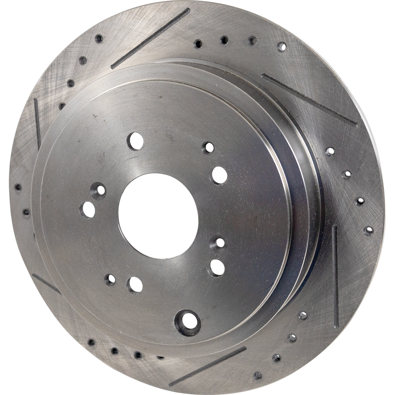 AM MDX 01-06 PILOT 03-08 REAR BRAKE DISC RH=LH Cross drilled and Slotted SKU STPA27110026DRS OEM 31318-145393-0832926-48880032