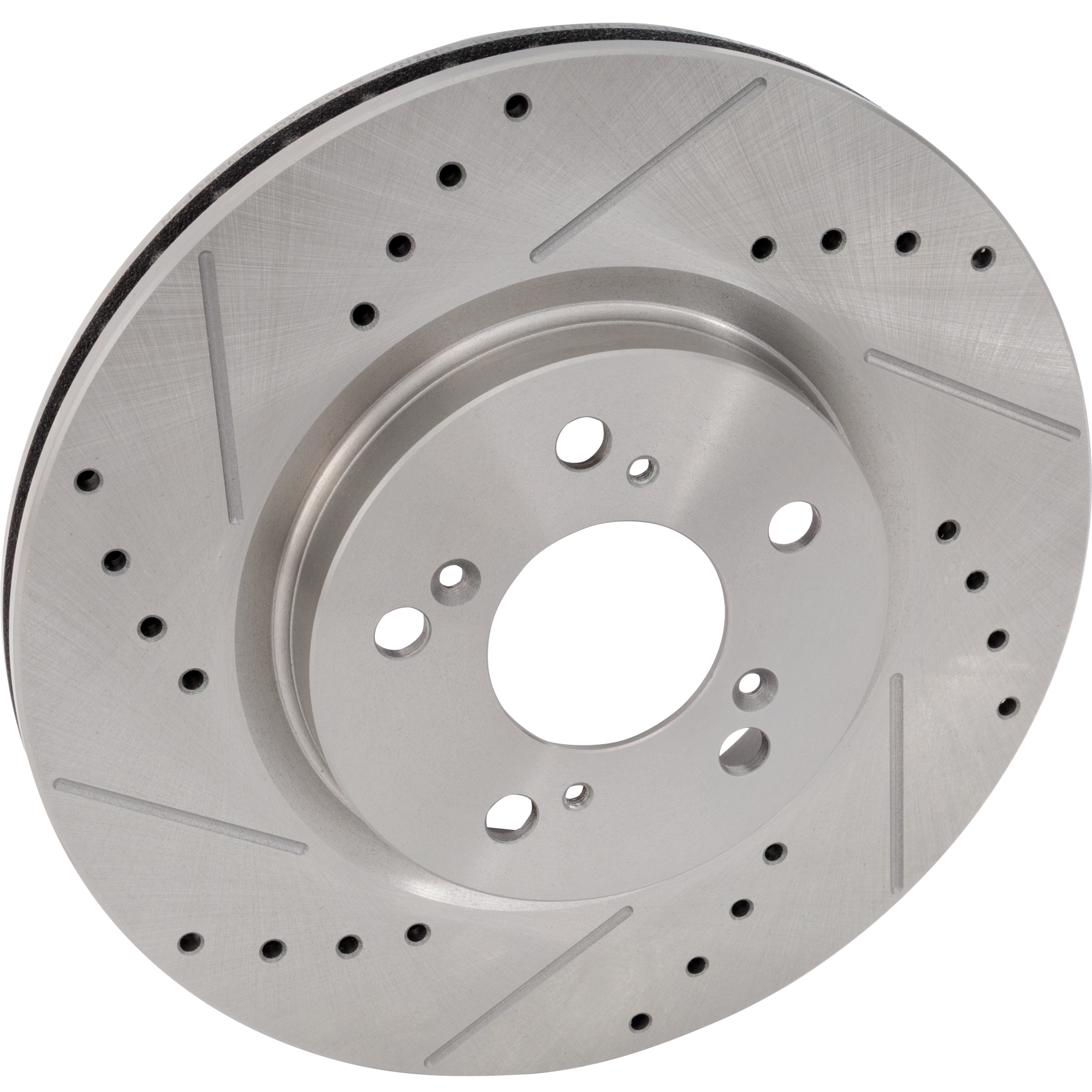 AM RL 05-12 FRONT BRAKE DISC RH=LH Cross drilled and Slotted SKU STPA27110033DRS OEM 31394-44672-900836-60058021-31