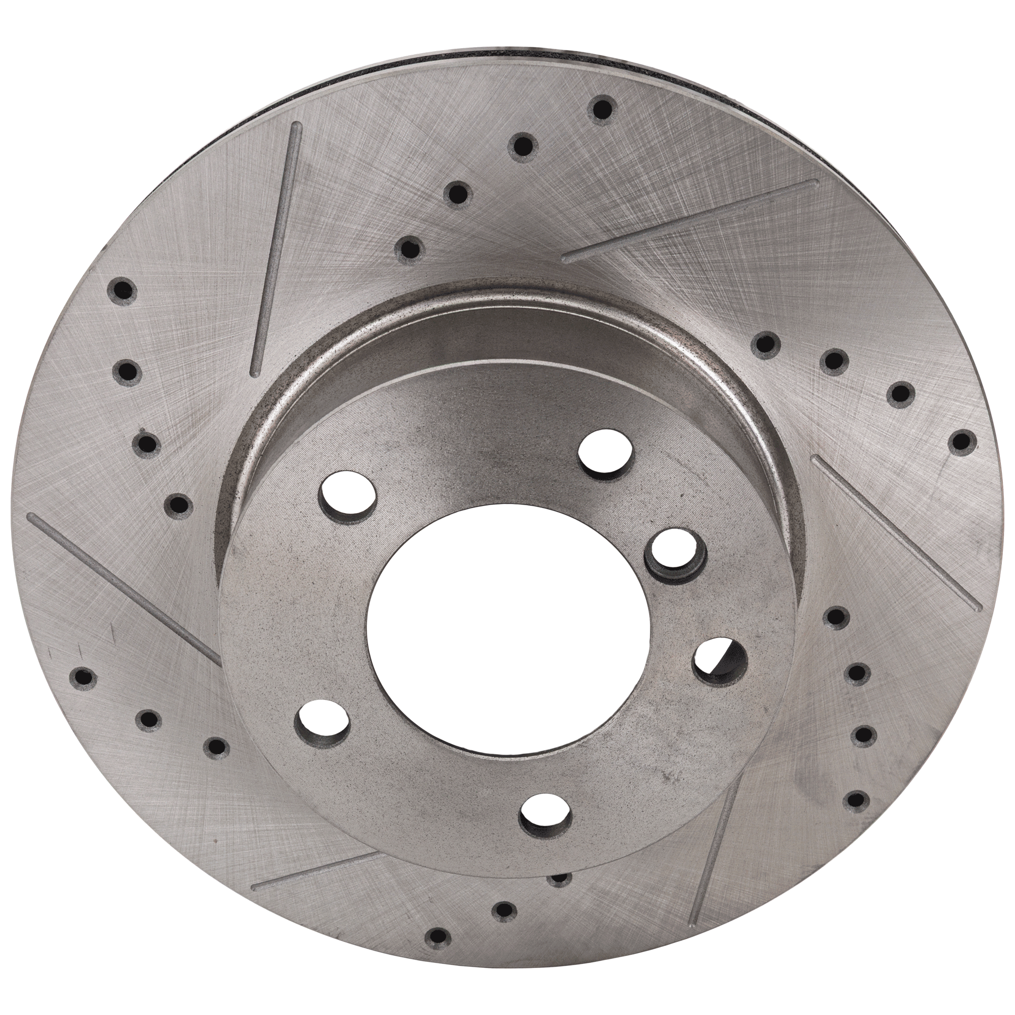 AM 325I 06-06-328I 07-07-128I 08-13-320I 13-15 FRONT BRAKE DISC RH=LH Cross drilled and Slotted SKU STPB27110006DRS OEM 34312-45411-900602-60031067-45