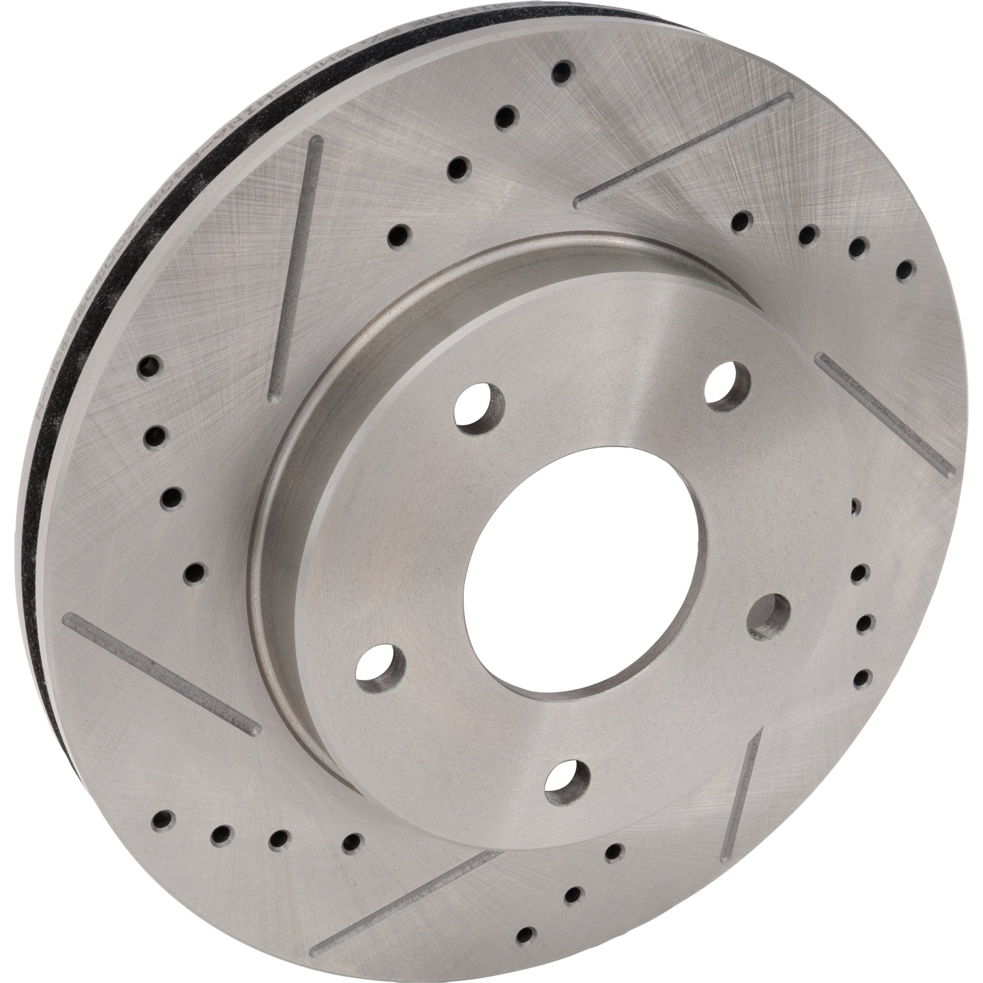 AM BLAZER JIMMY 97-05 S10-98-04 BRAVADA 97-01 HOMBRE 98-00 FRONT BRAKE DISC RH=LH Cross drilled and Slotted SKU STPC27110008DRS OEM 19848-55047-56694-65975-101708