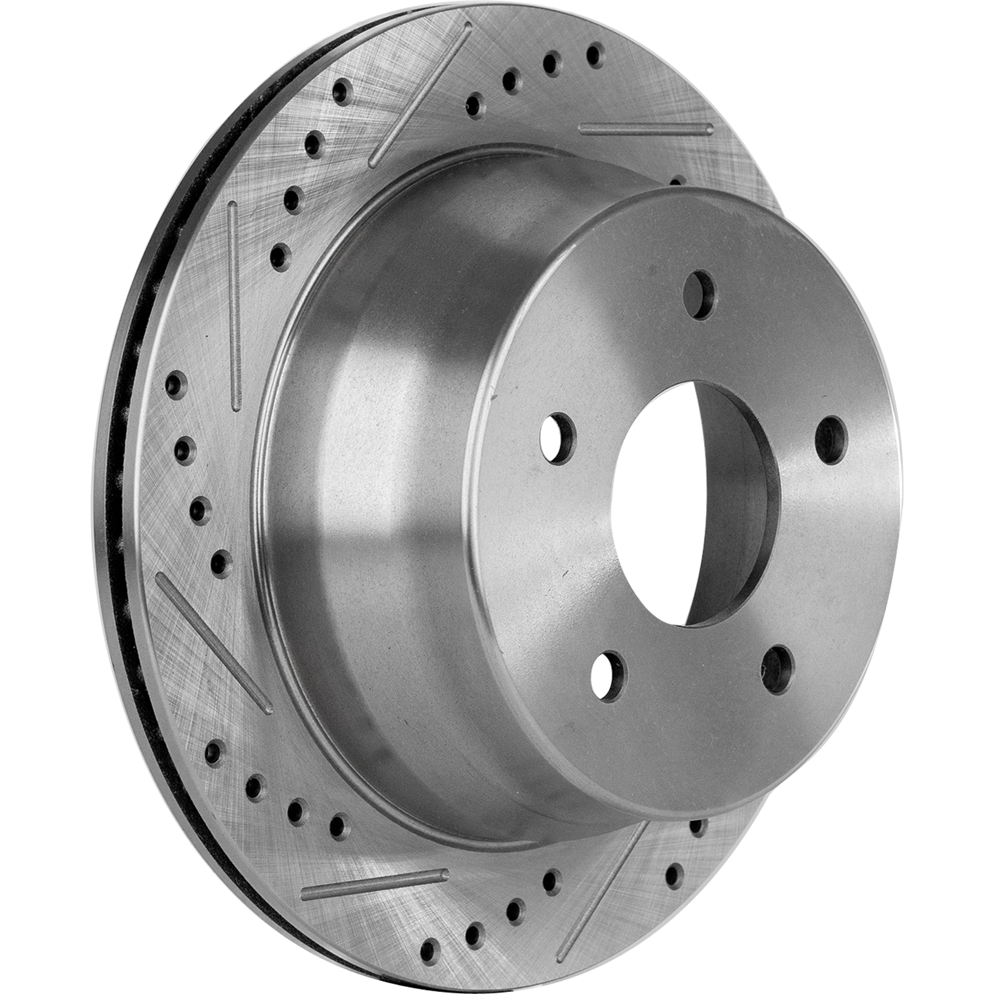 AM BLAZER JIMMY 97-05 S10-08-04 SONOMA 08-03 BRAVADA 97-01 REAR BRAKE DISC RH=LH Cross drilled and Slotted SKU STPC27110009DRS OEM 19924-55038-56707-65990-101705