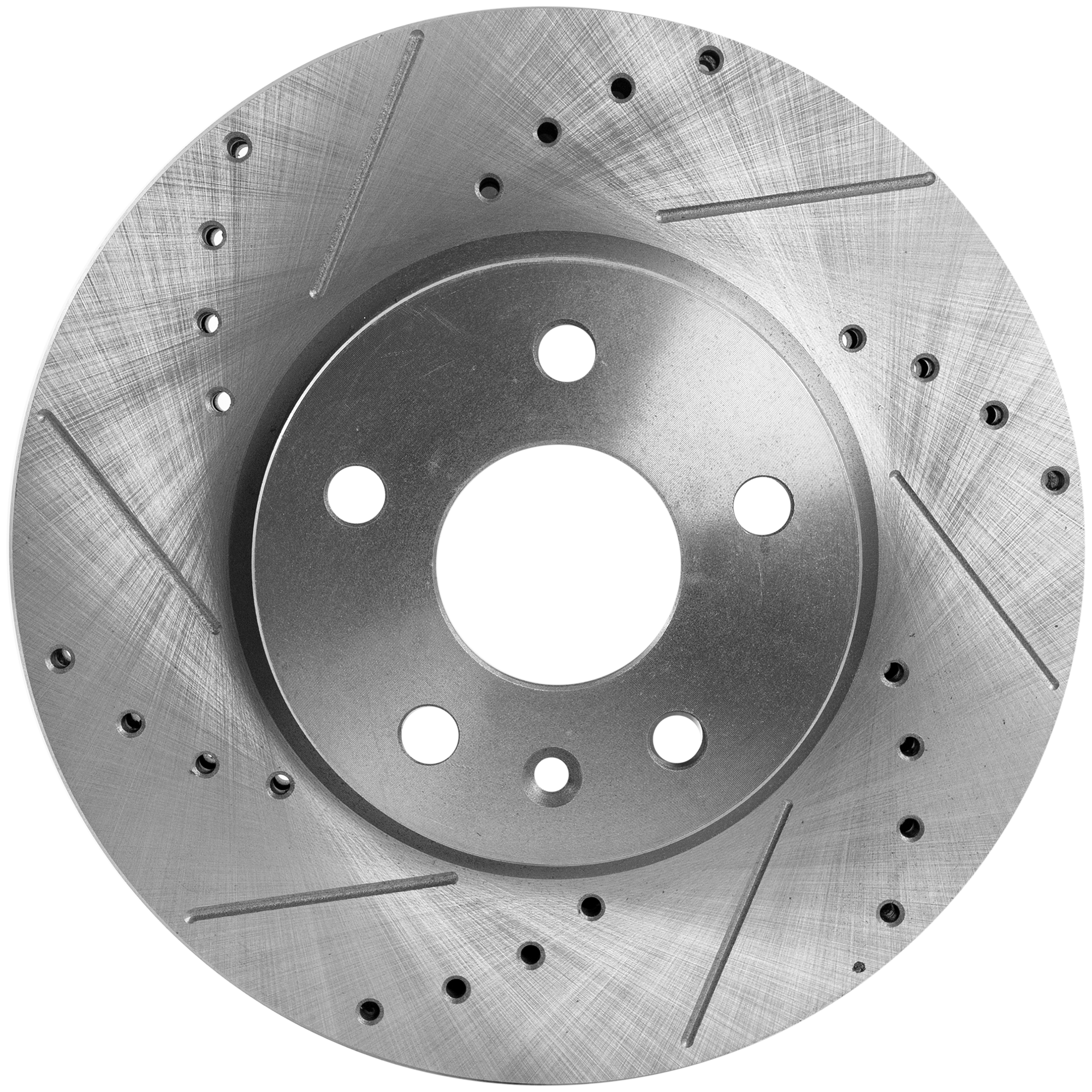 AM CRUZE 11-19 SONIC 12-20 FRONT BRAKE DISC RH=LH Cross drilled and Slotted SKU STPC27110051DRS OEM 41271-55185-850231-886207-9009