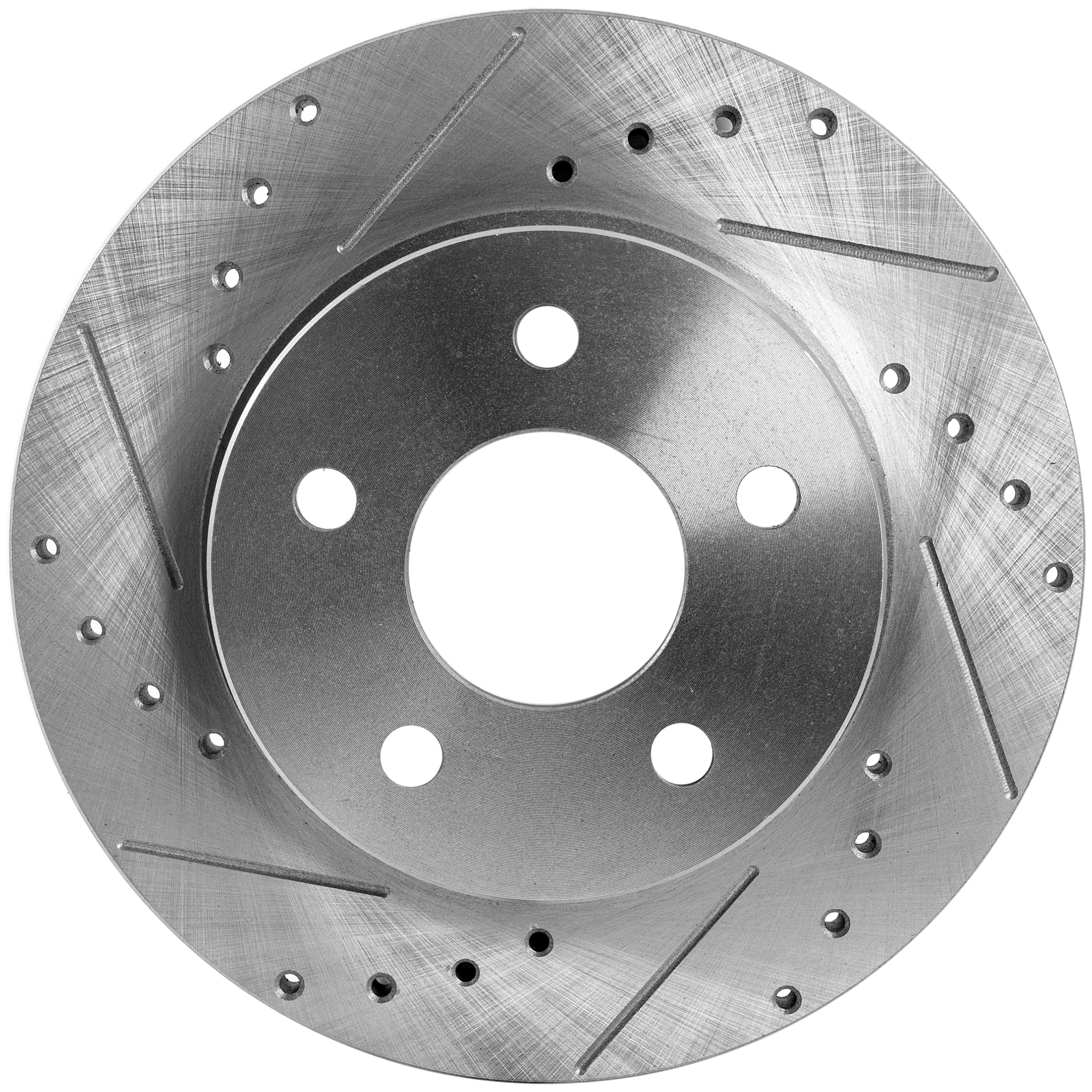 AM COBALT 05-08 MALIBU 04-12 REAR BRAKE DISC RH=LH Cross drilled and Slotted SKU STPC27110080DRS OEM 19352-55094-145563-493465-4888
