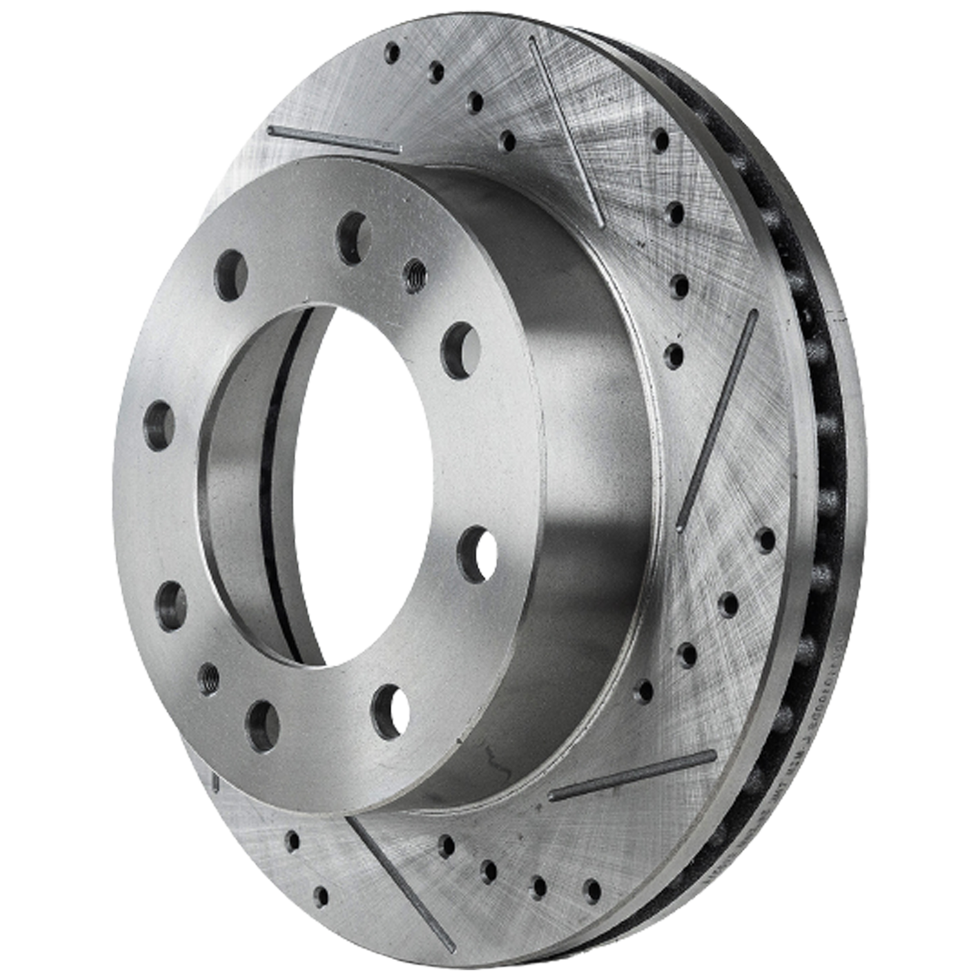 AM SILVERADO SIERRA 99-07 EXPRESS SAVANA VAN 03-20 FRONT BRAKE DISC RH=LH Cross drilled and Slotted Vented 8 Lugs Performance Rotor SKU STPC27110100DRS OEM 55056-56829-56999-86829-101421