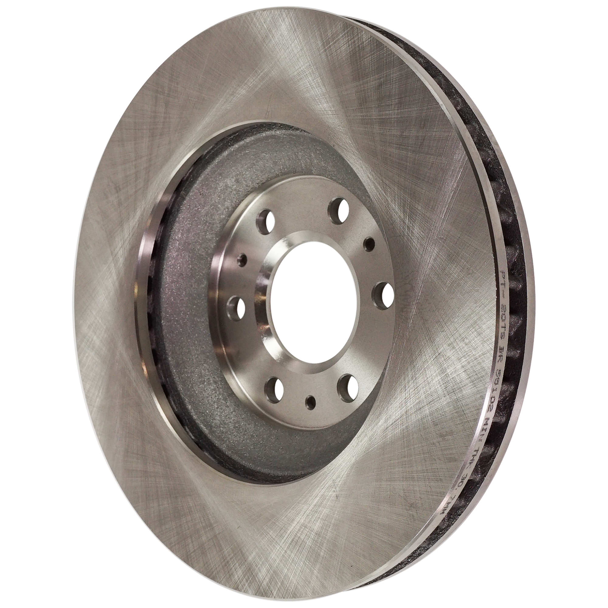 AM SRX 04-09 FRONT BRAKE DISC RH=LH Plain Surface Vented 6 Lugs SKU STPC27110106 OEM 18048934-19303818