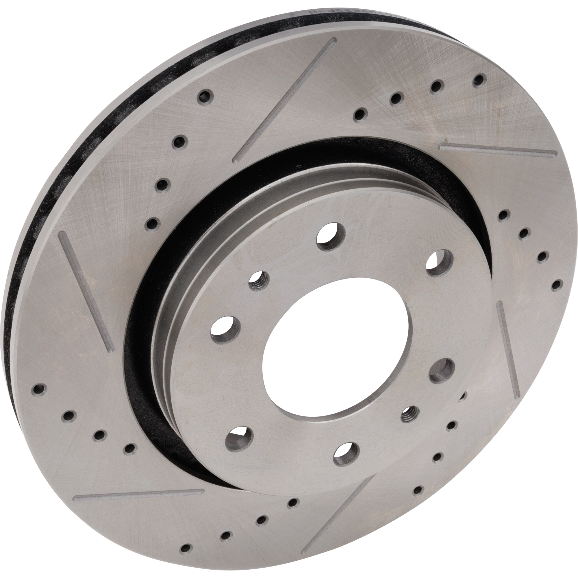 AM TRAILBLAZER ENVOY 06-09 FRONT BRAKE DISC RH=LH Cross drilled and Slotted SKU STPC27110120DRS OEM 55112-60048052-55112G 55112HC
